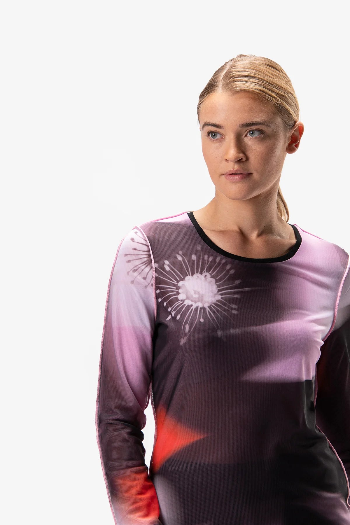 Printed T-shirt with Long Sleeves
