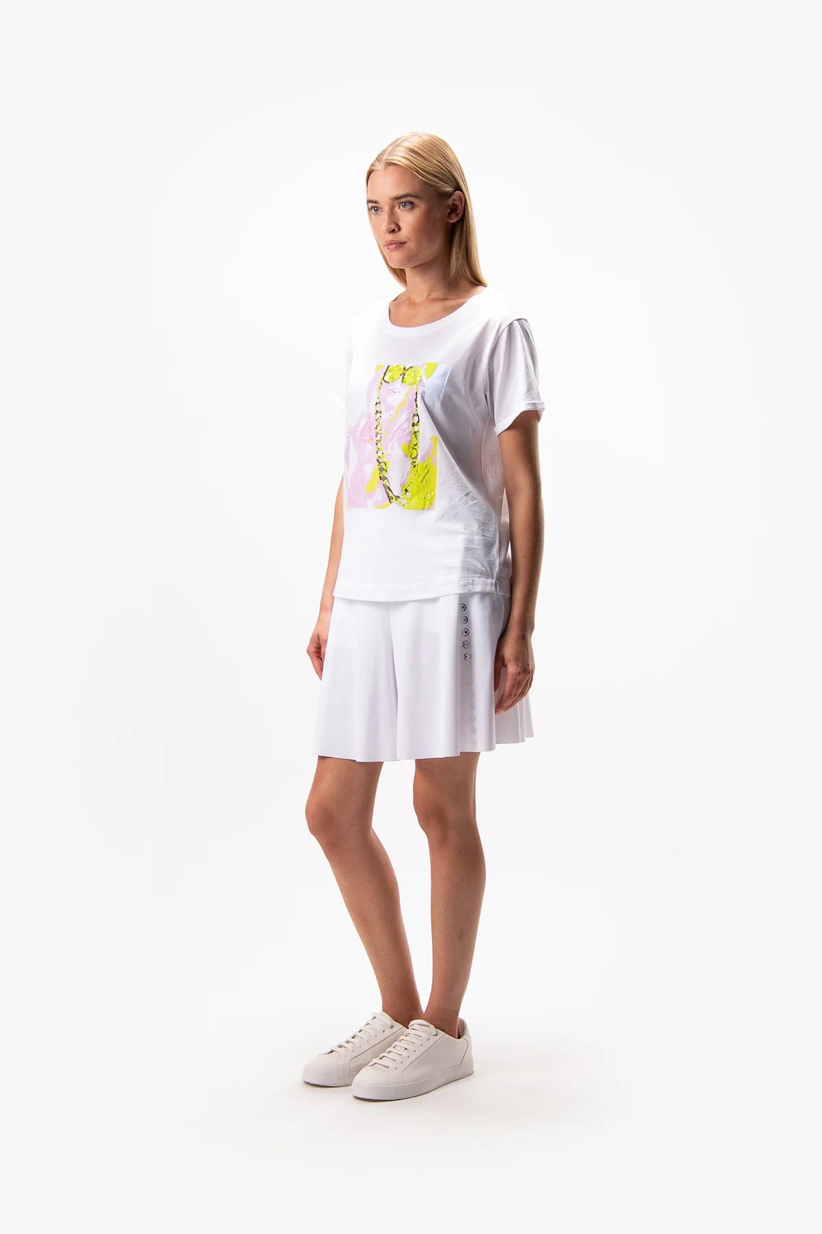 Printed T-shirt with Sequins