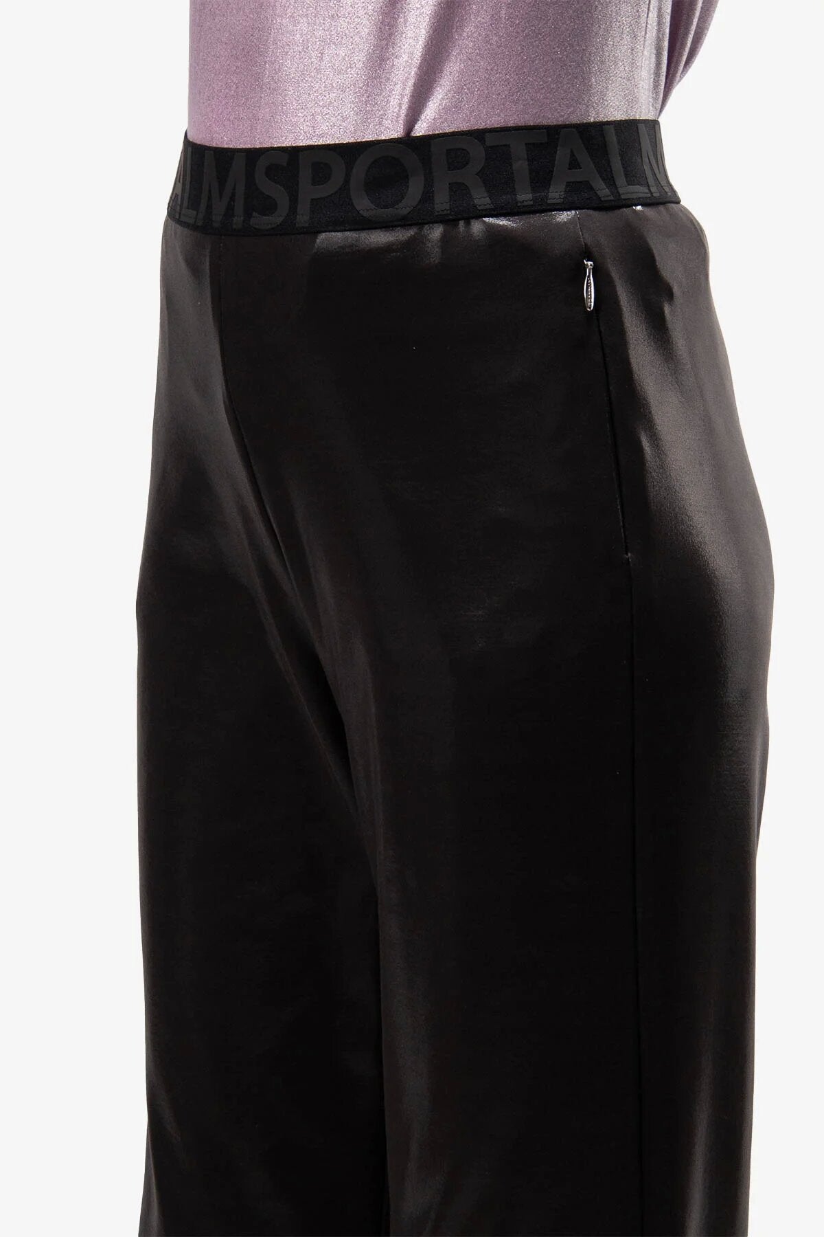 Wide Trousers with Shine