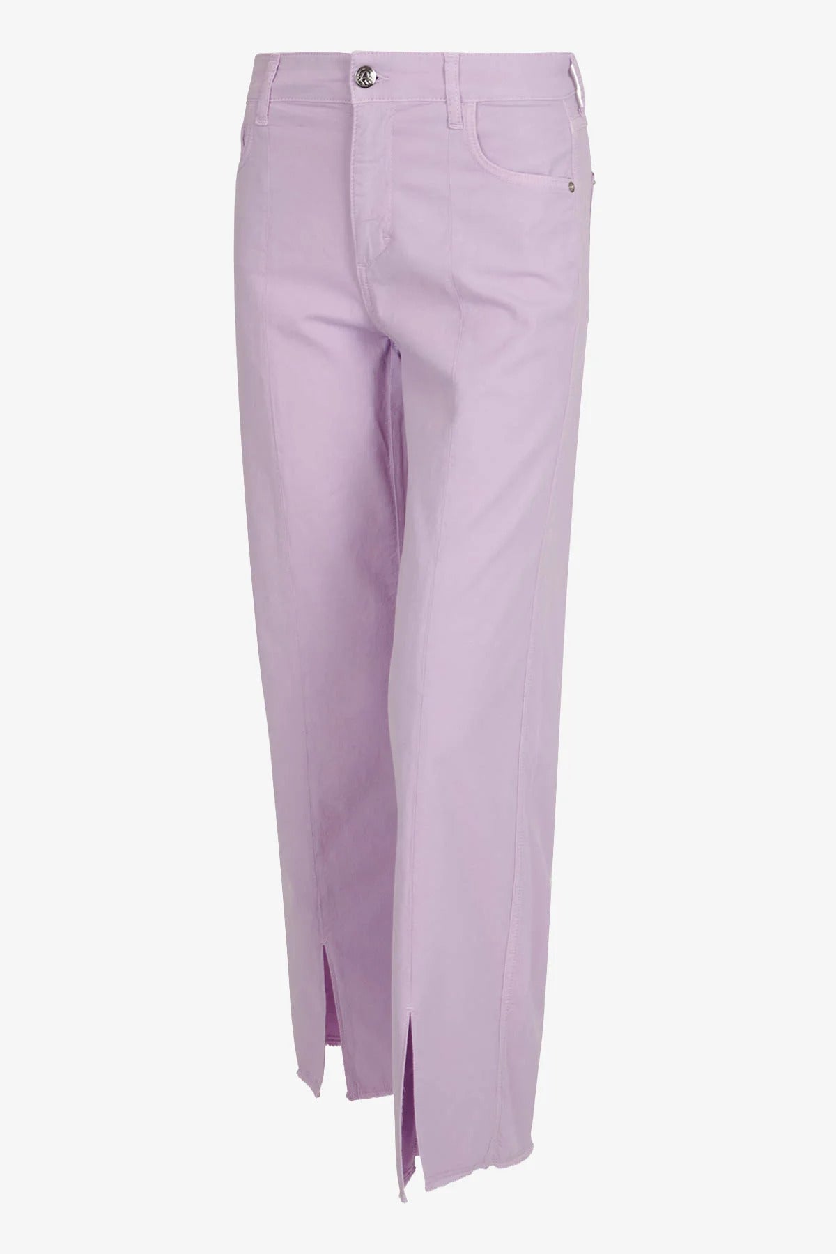 Wide Leg Jeans with Slit