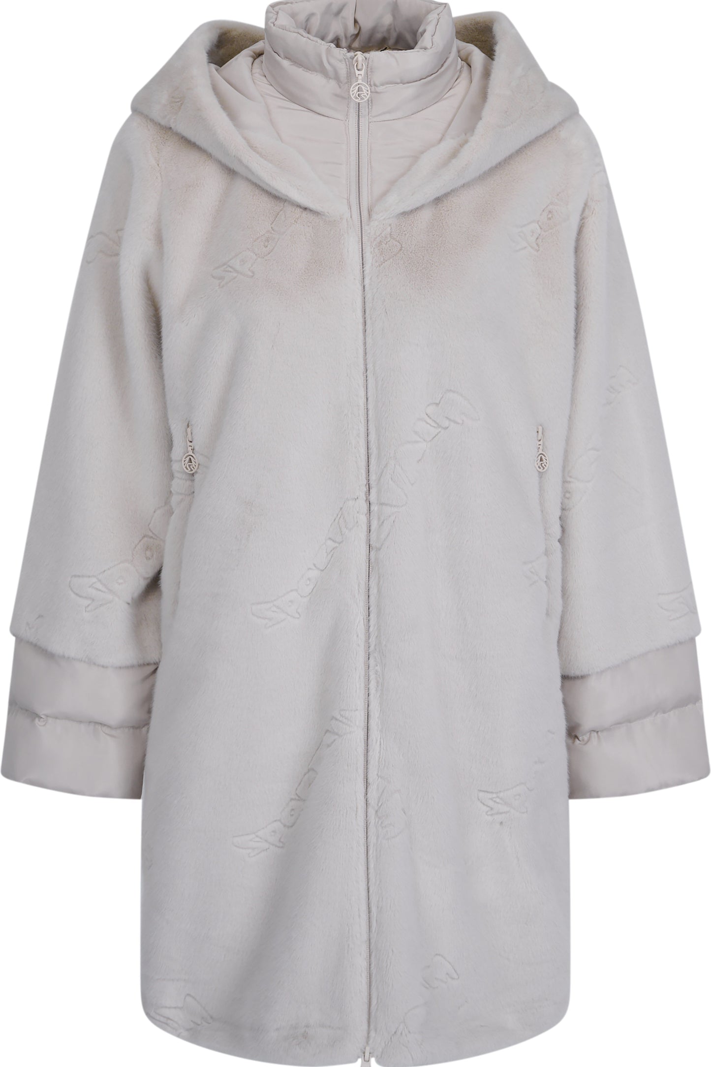 Plush Coat with Hood