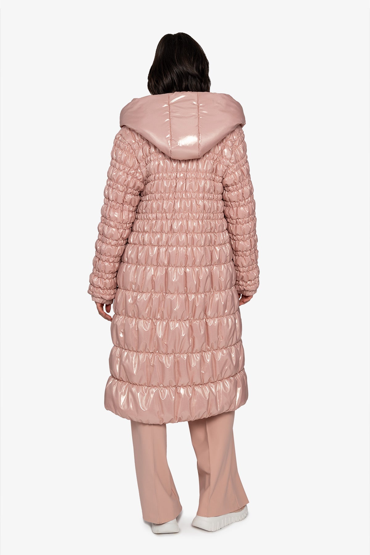 Coat with Hood and Belt