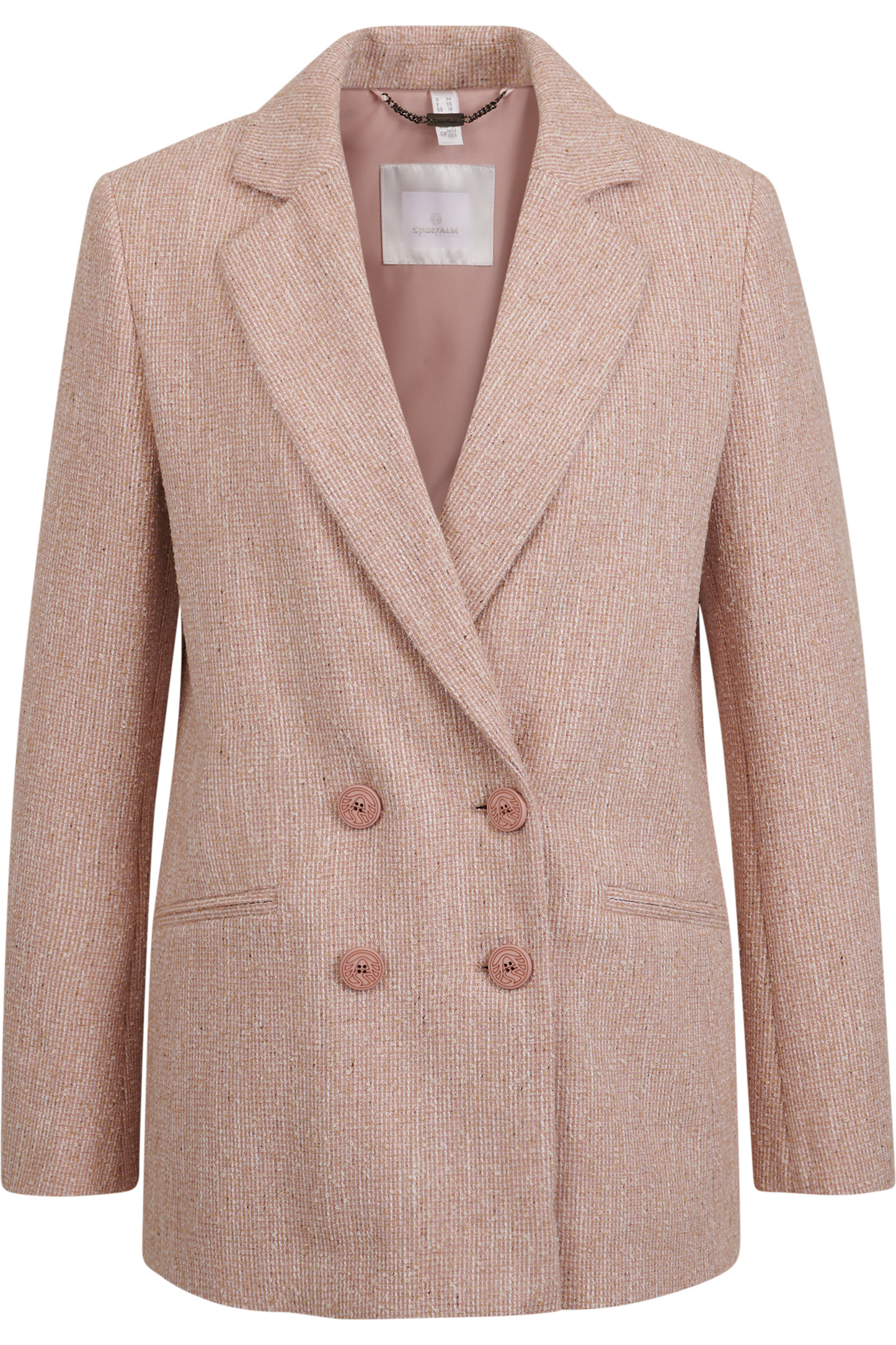 Blazer with Lapel Collar
