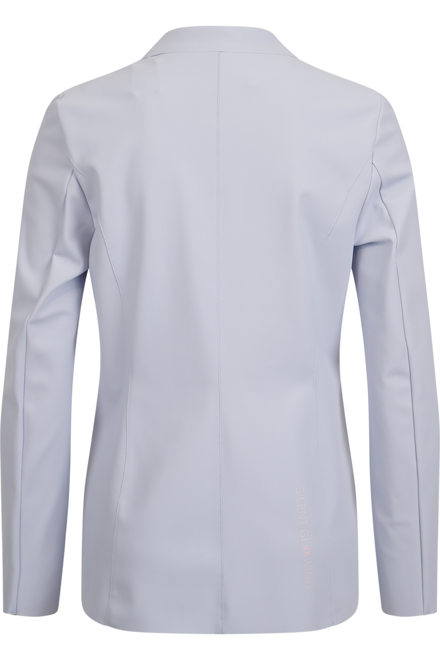 Long Blazer with Lapel Collar