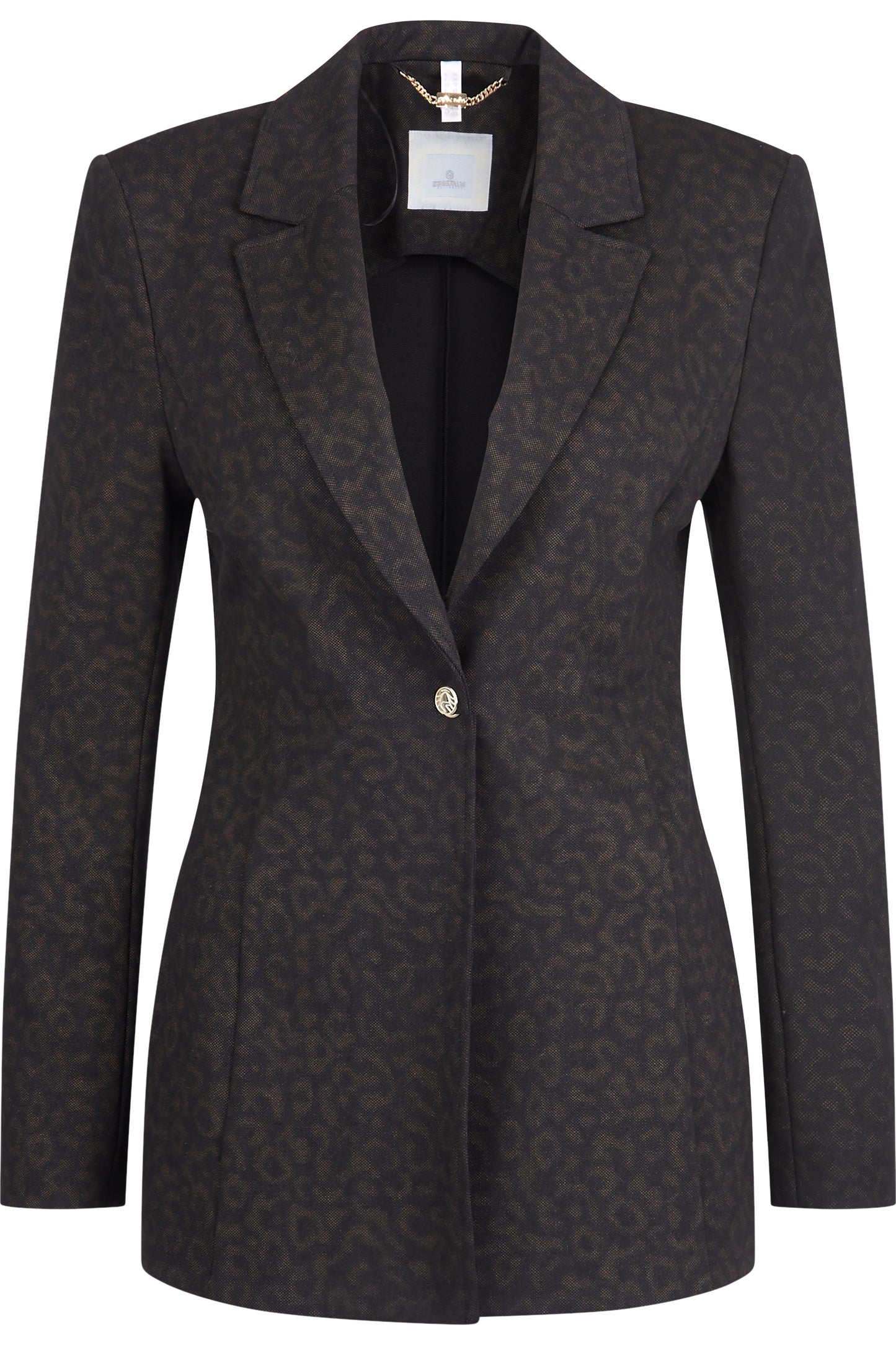 Blazer with Lapel Collar