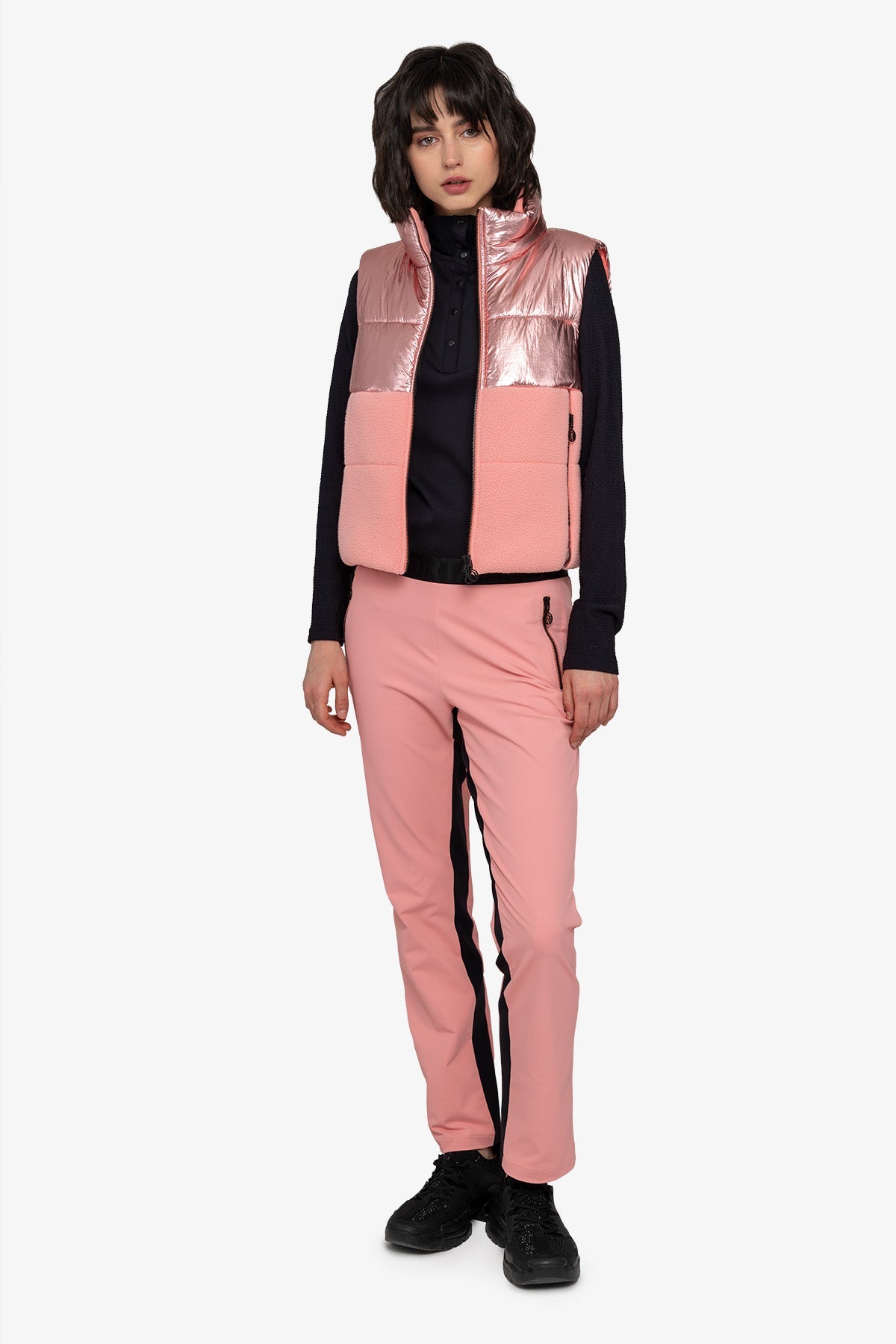 Vest with Stand-up Collar