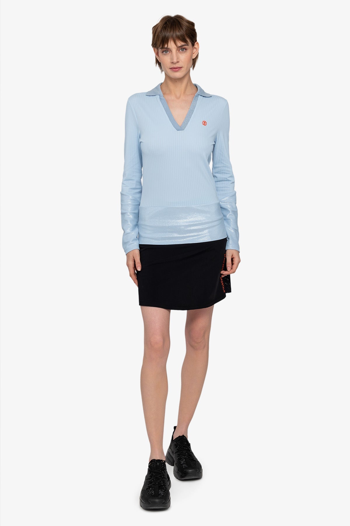V-neck Polo Shirt