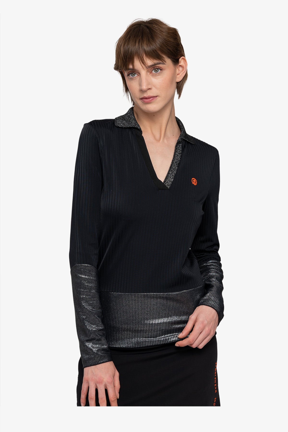 V-neck Polo Shirt
