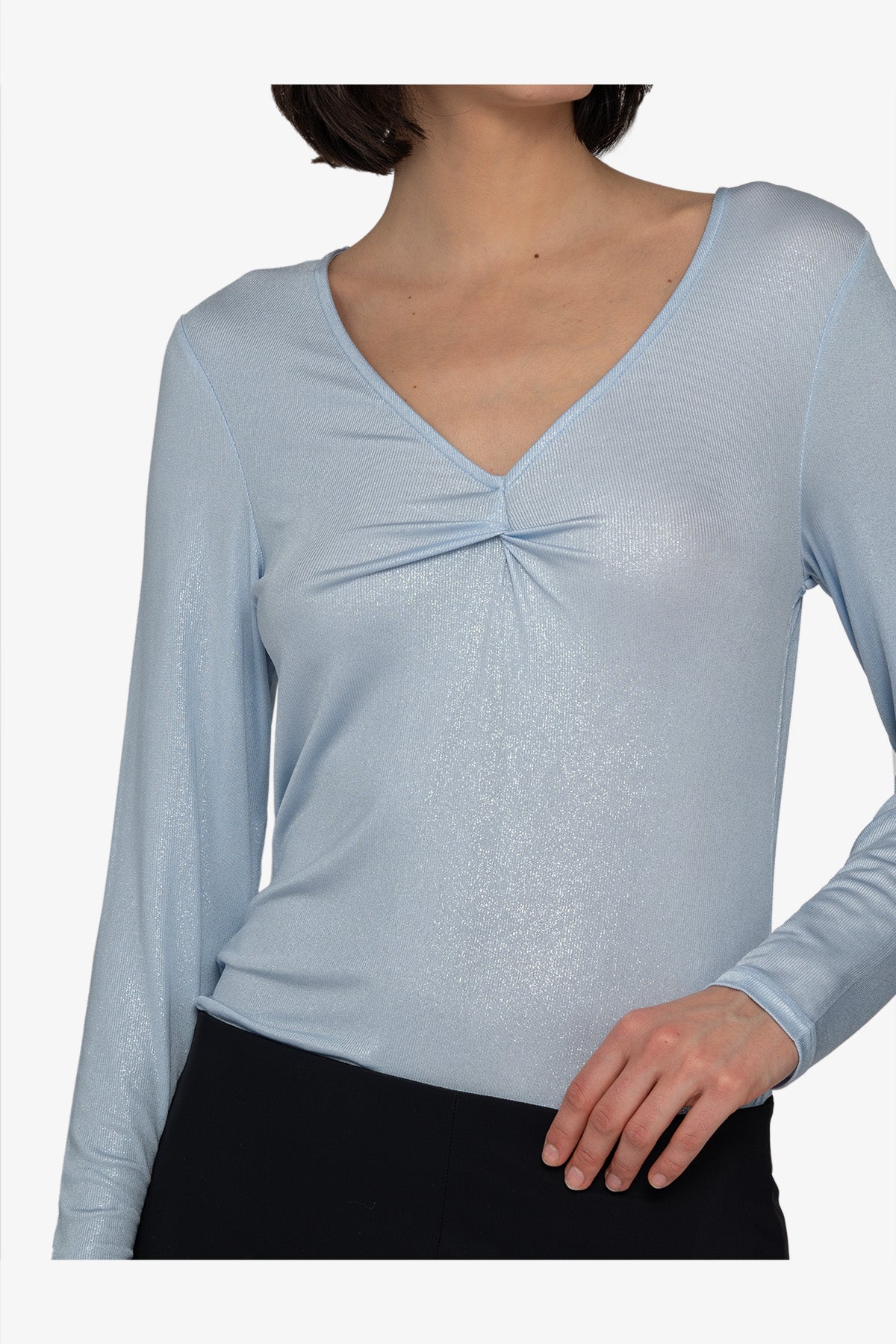 Shirt with Draping