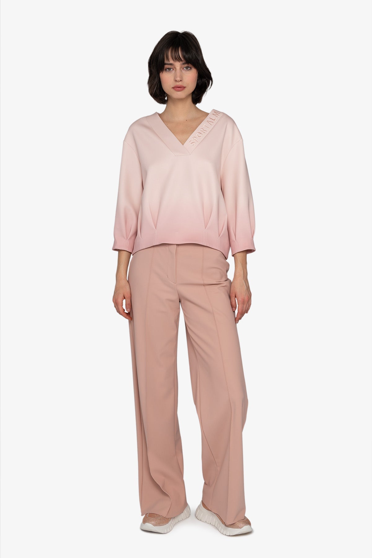 Sweater with V-neck
