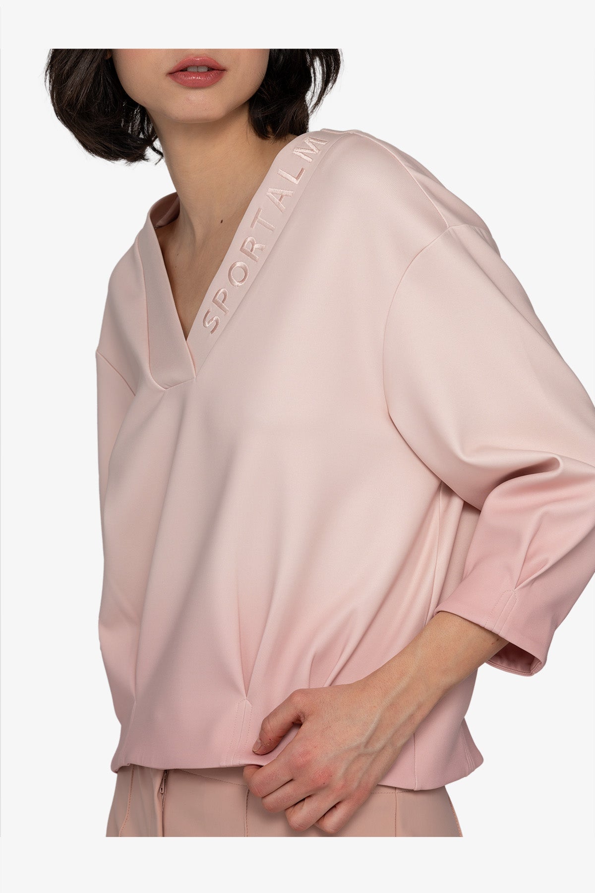 Sweater with V-neck
