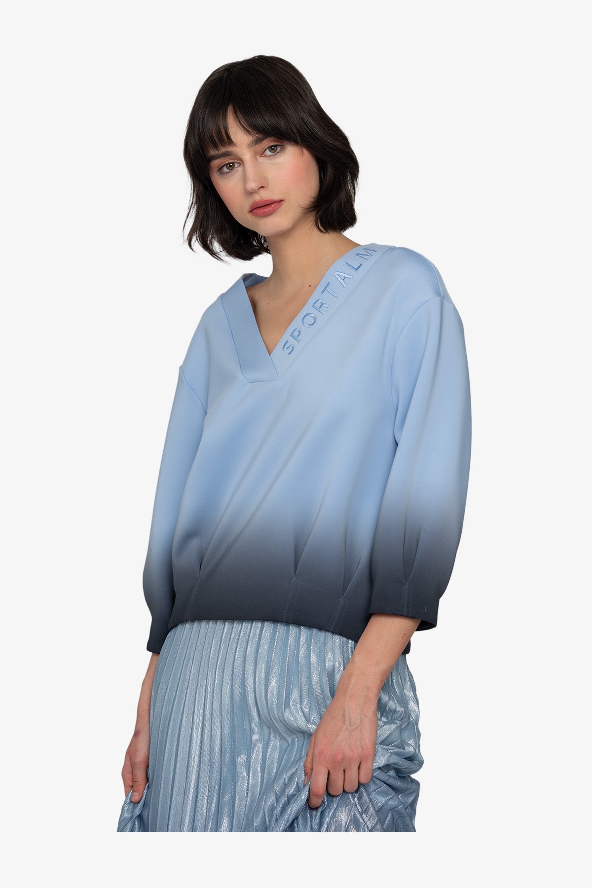 Sweater with V-neck