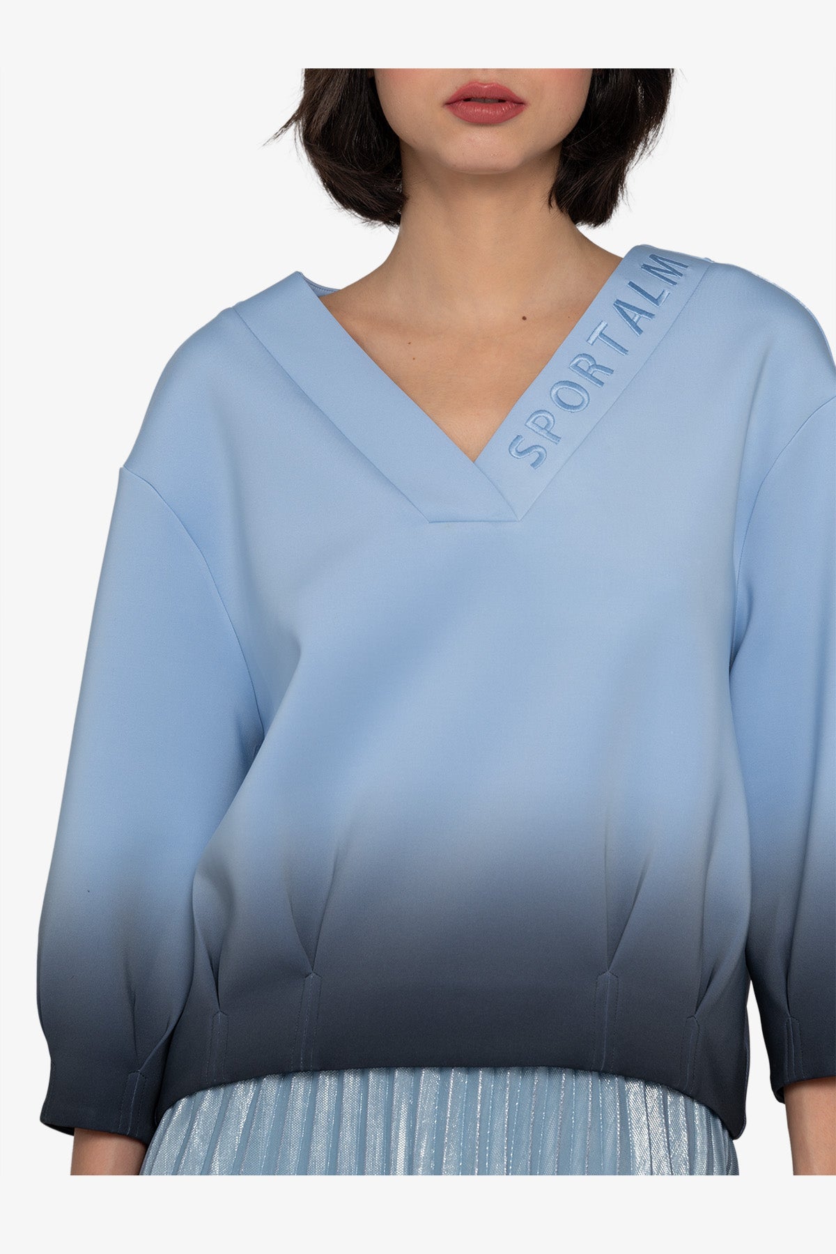 Sweater with V-neck