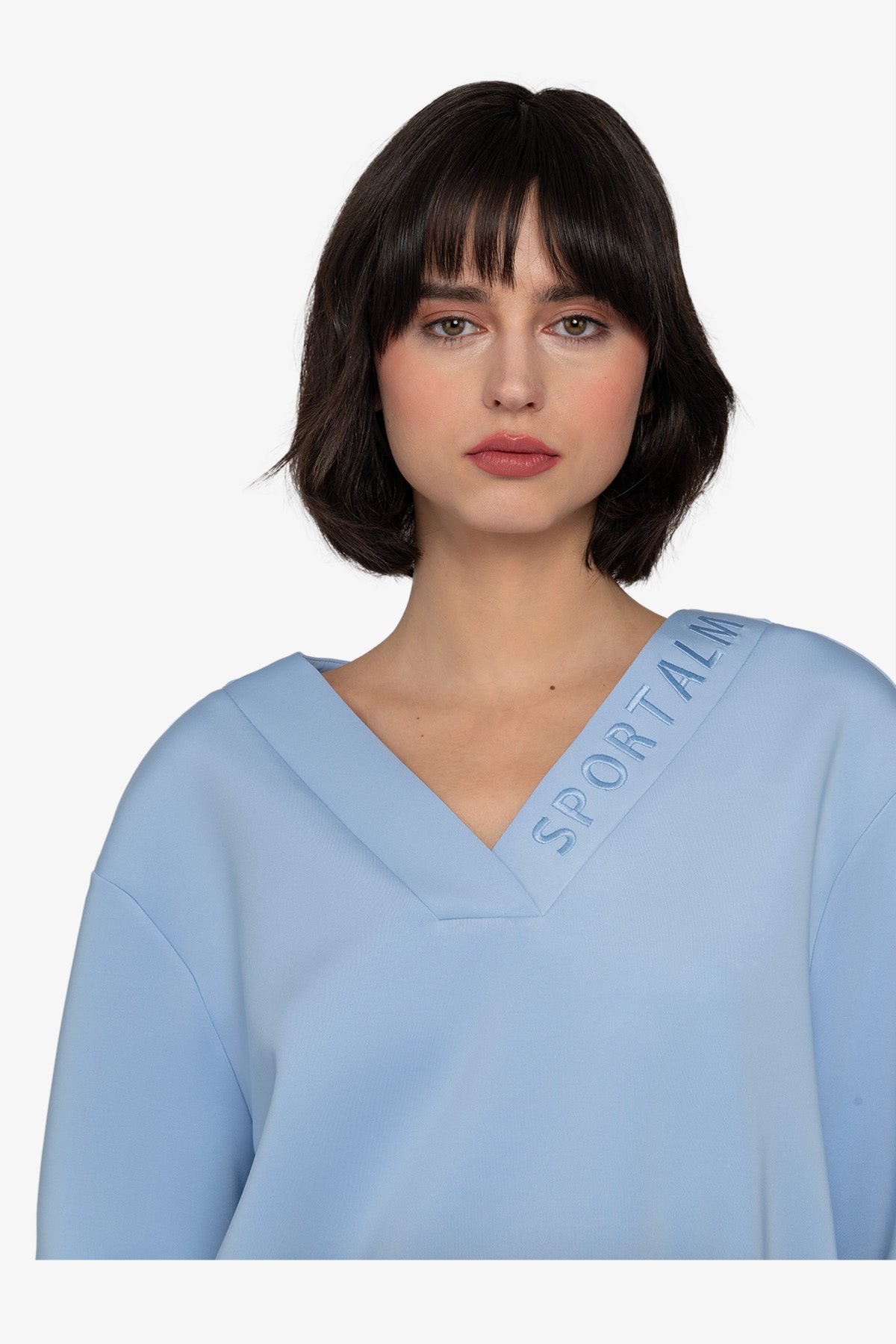 Sweater with V-neck