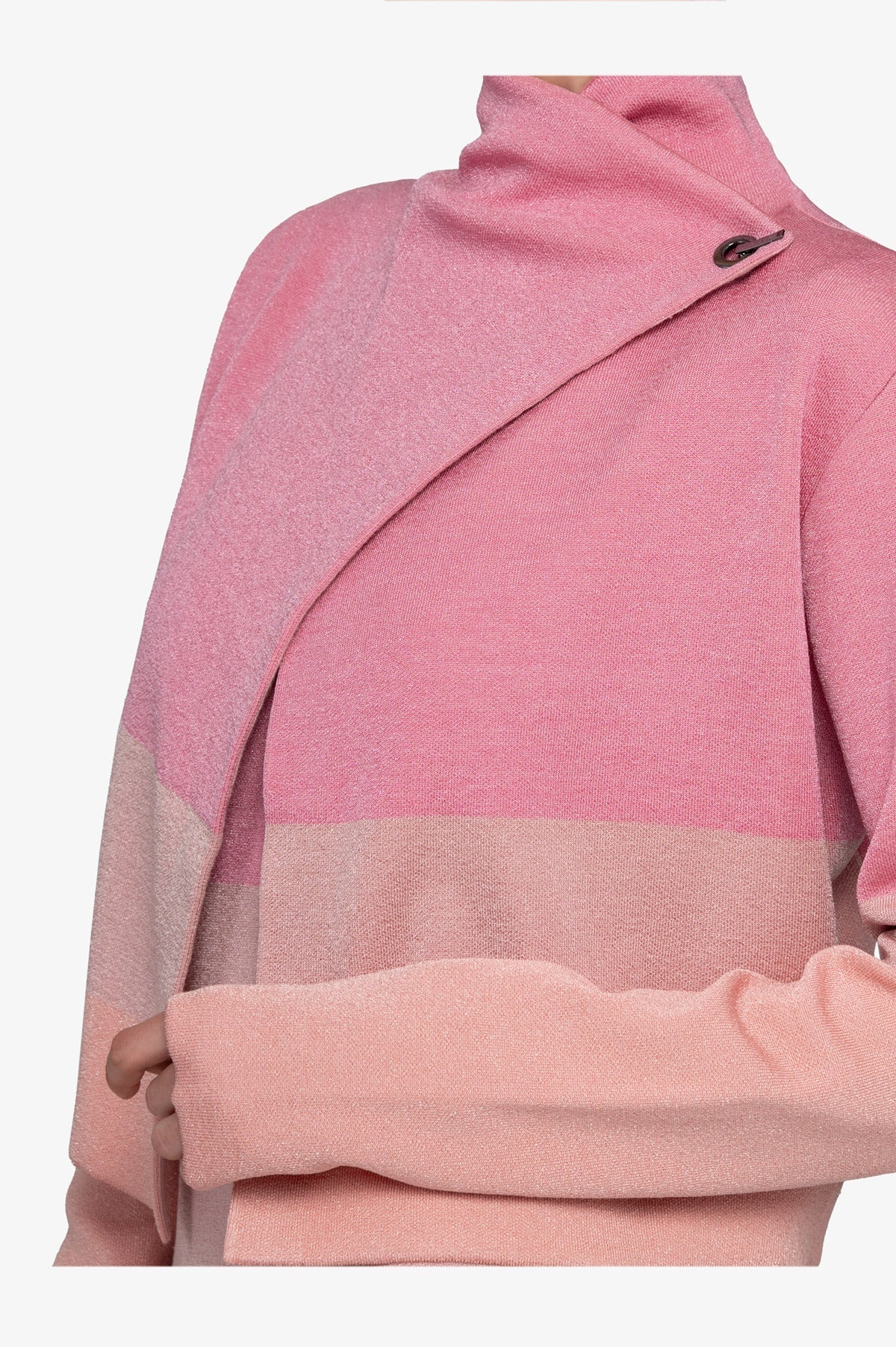 Cardigan with Stand-up Collar
