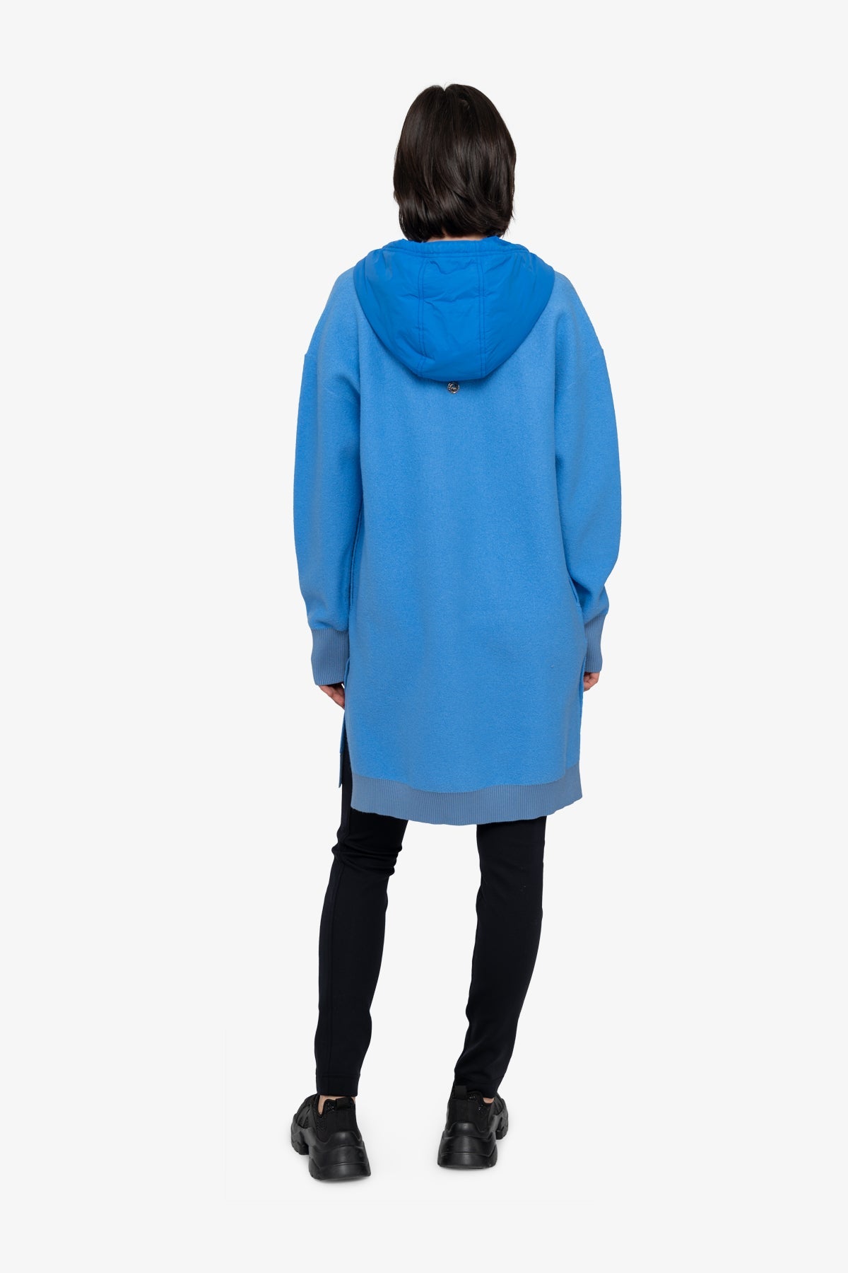 Knitted Coat with Hood