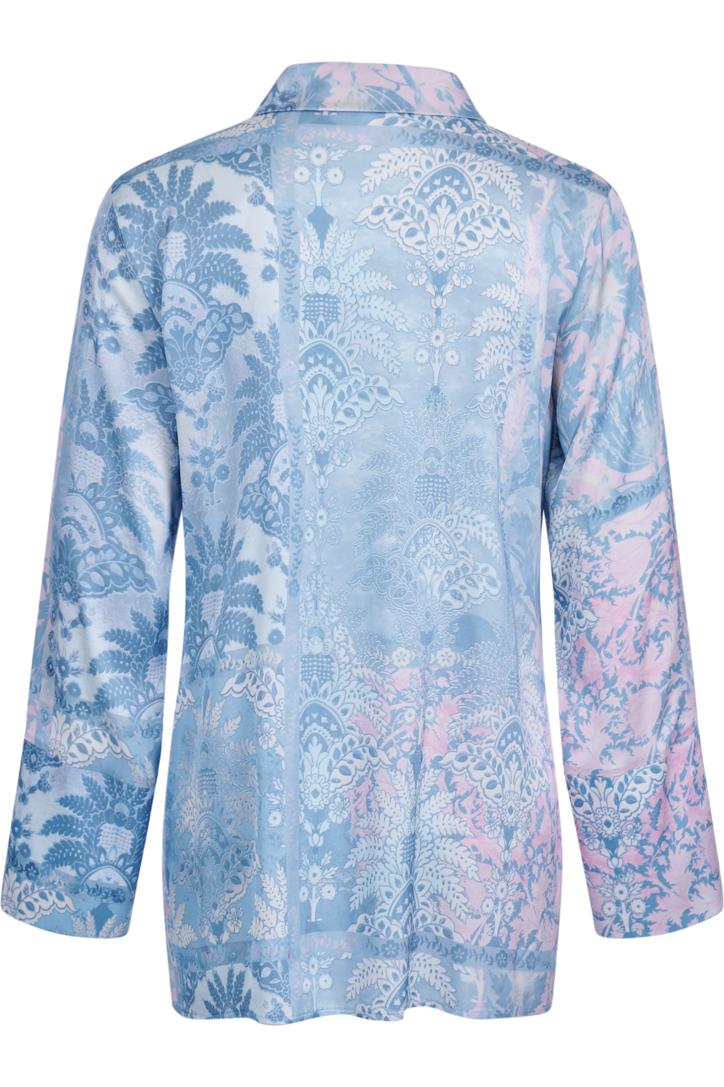 Blouse with Shirt Collar