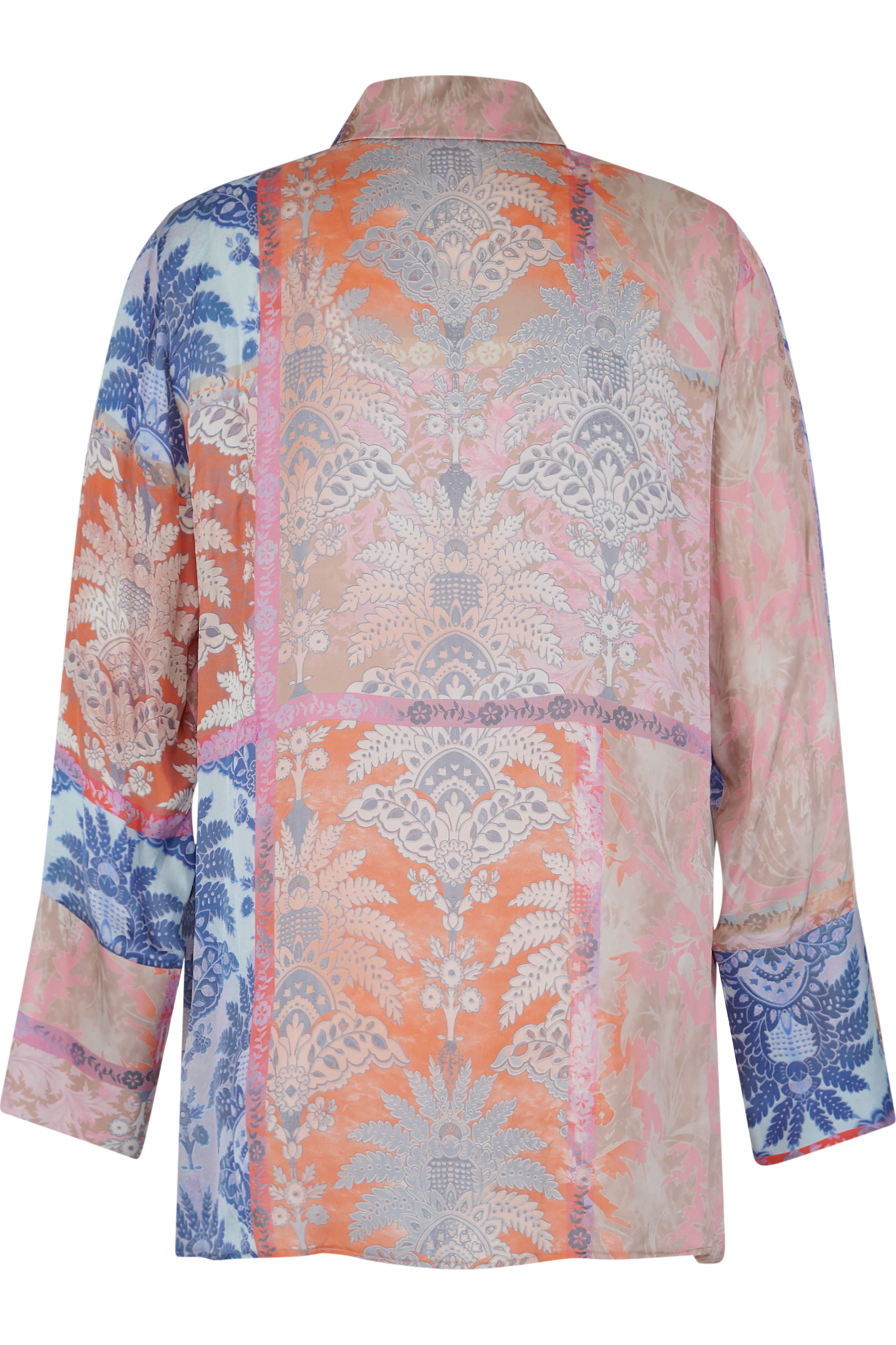 Blouse with Shirt Collar