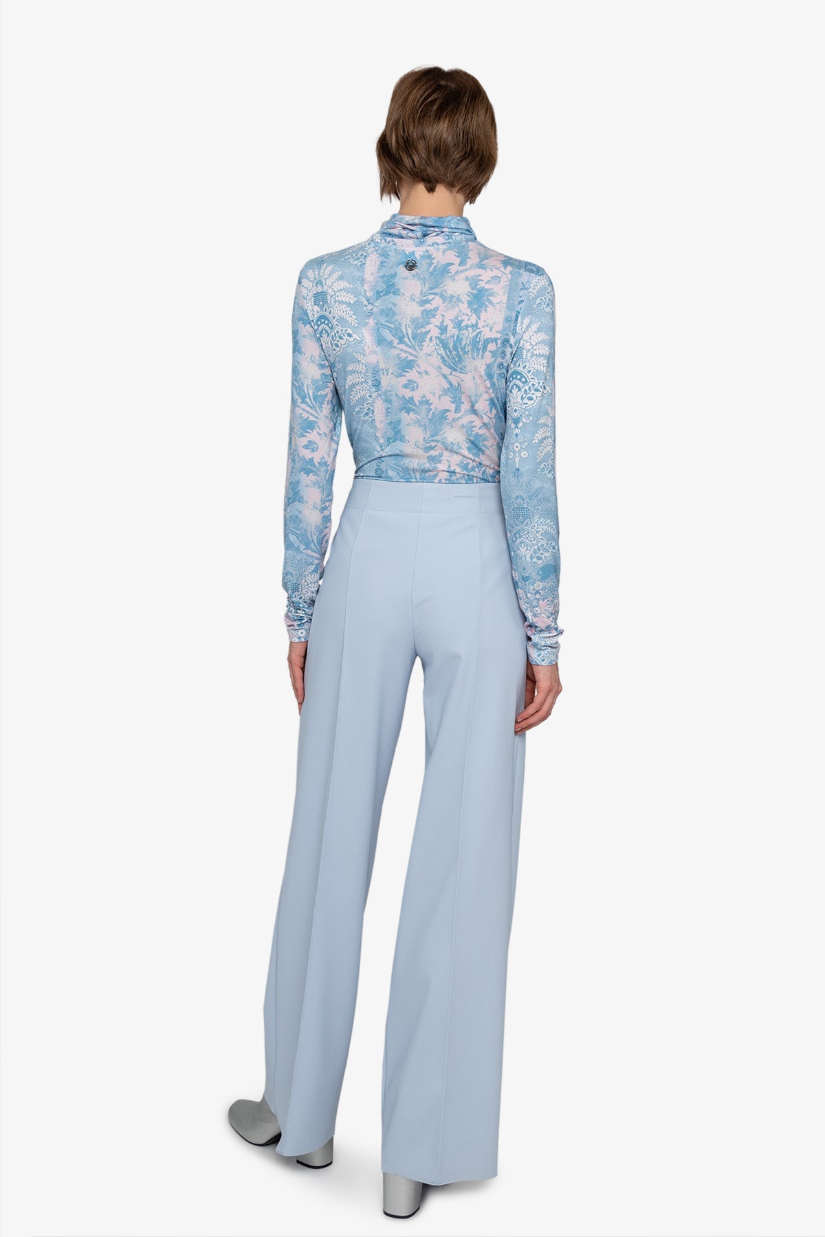 Flared Leg Trousers