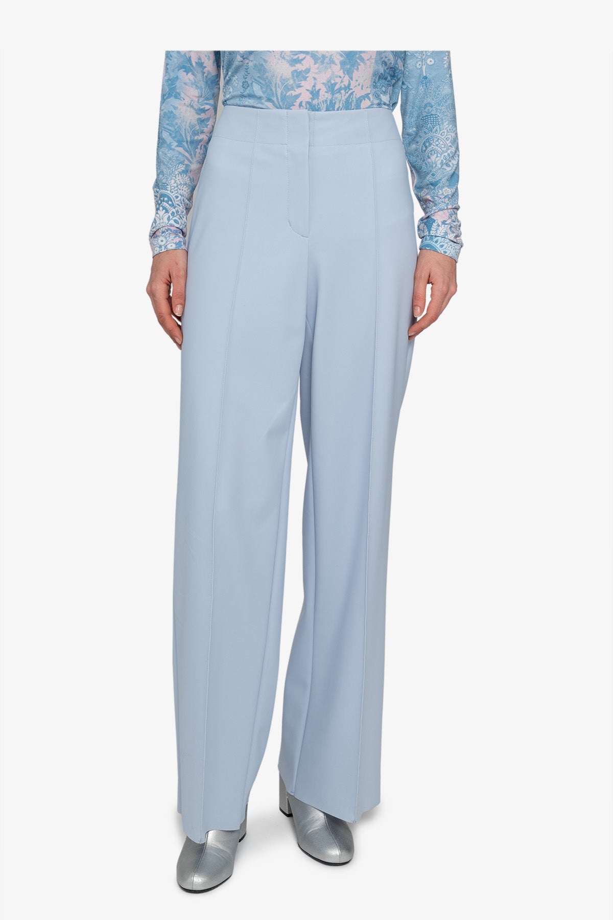 Flared Leg Trousers