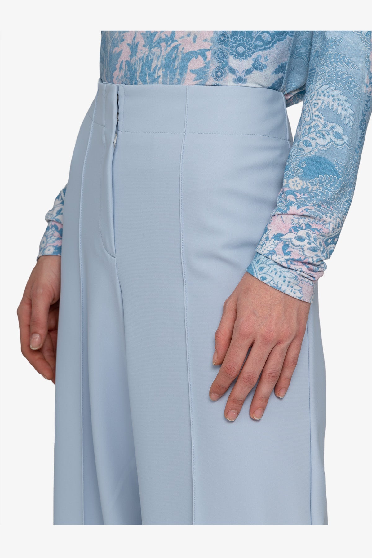 Flared Leg Trousers