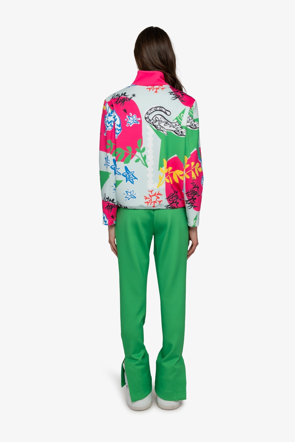 Sweater with Stand-up Collar
