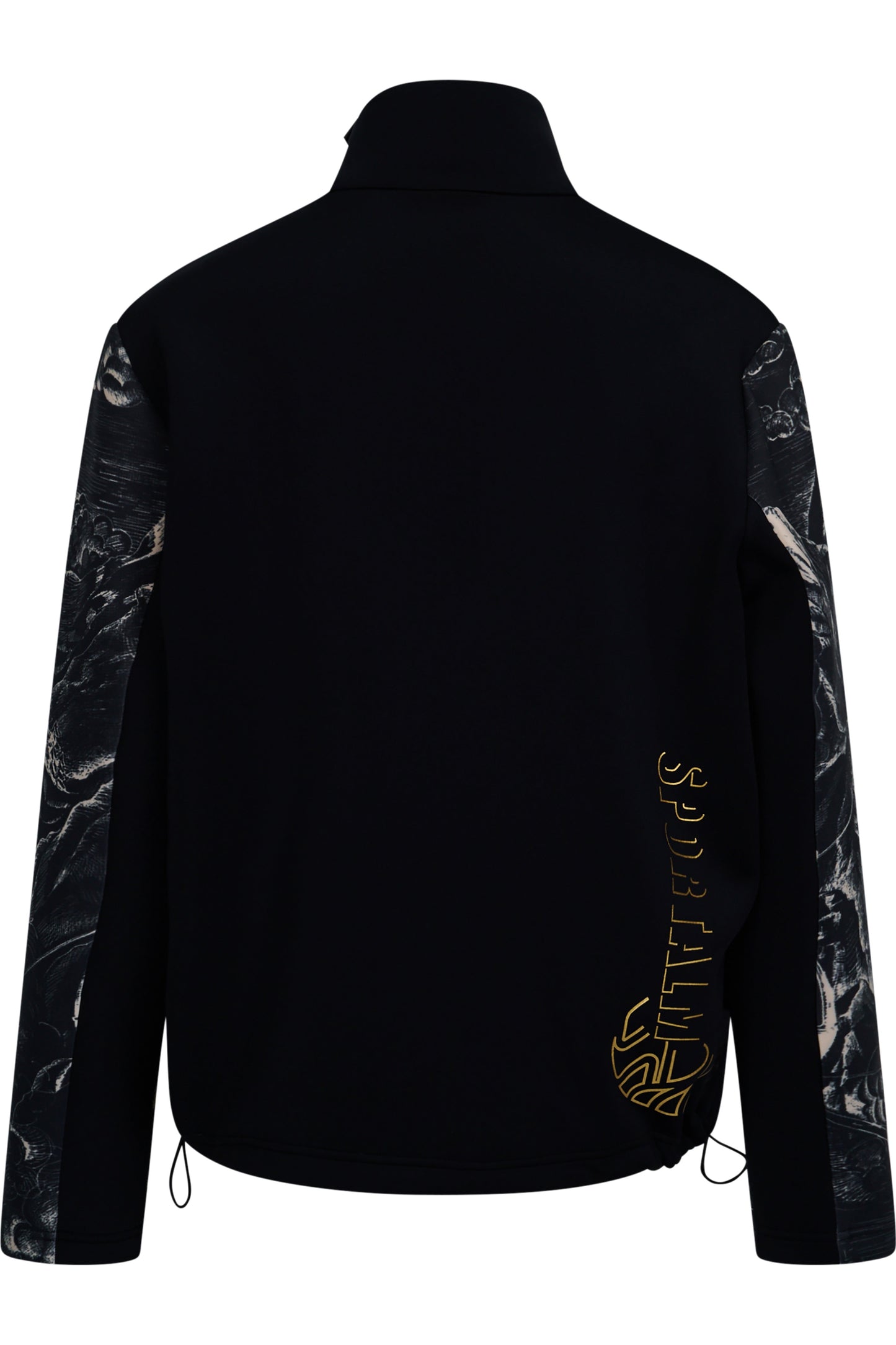 Sweatshirt with Stand-up Collar