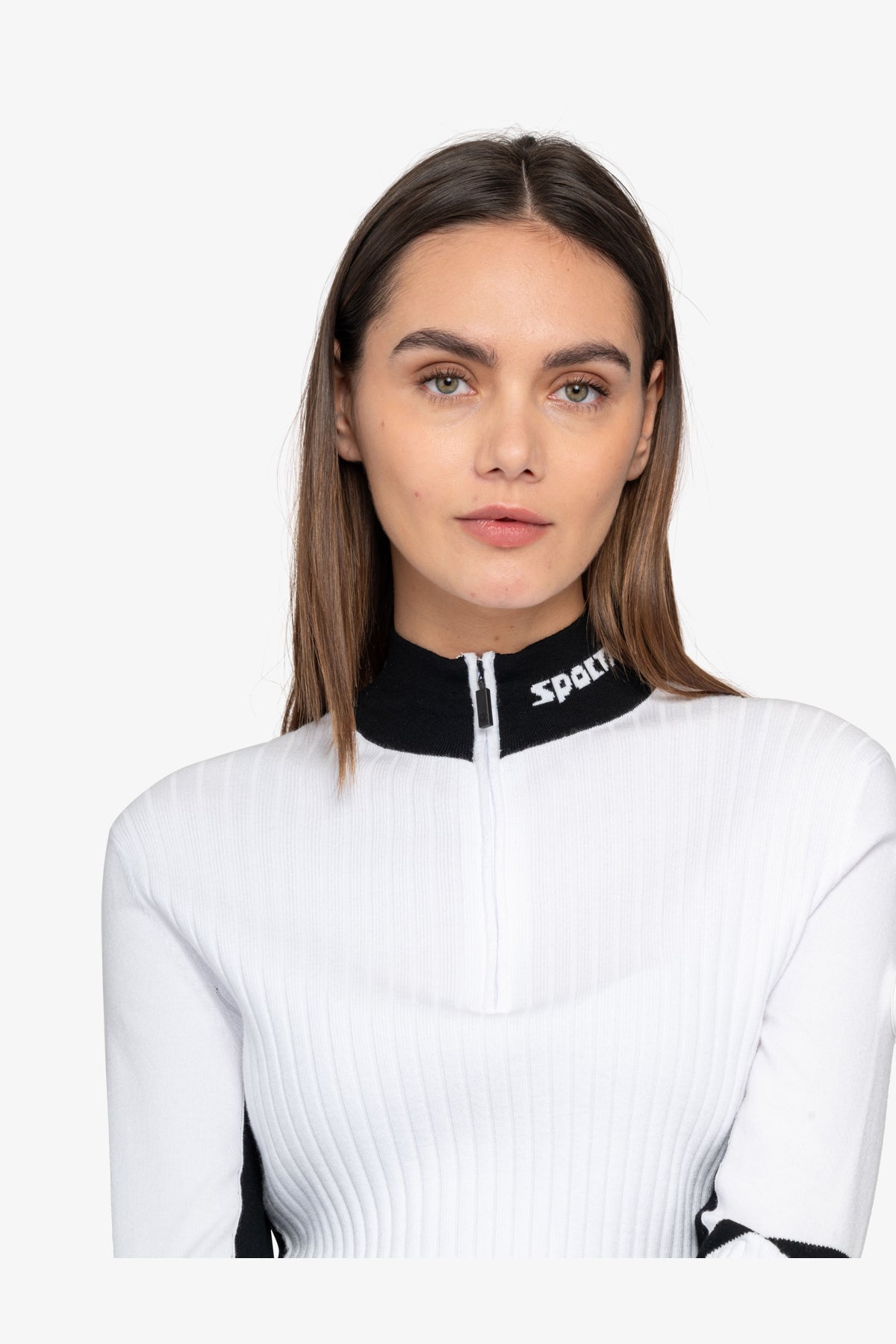 Pullover with Contrasting Stripes