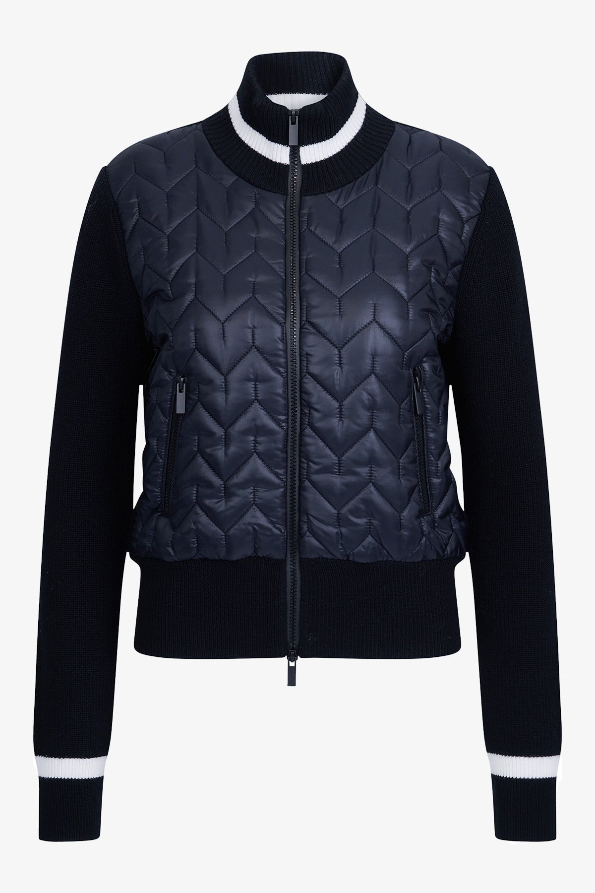 Cardigan with Stand-up Collar