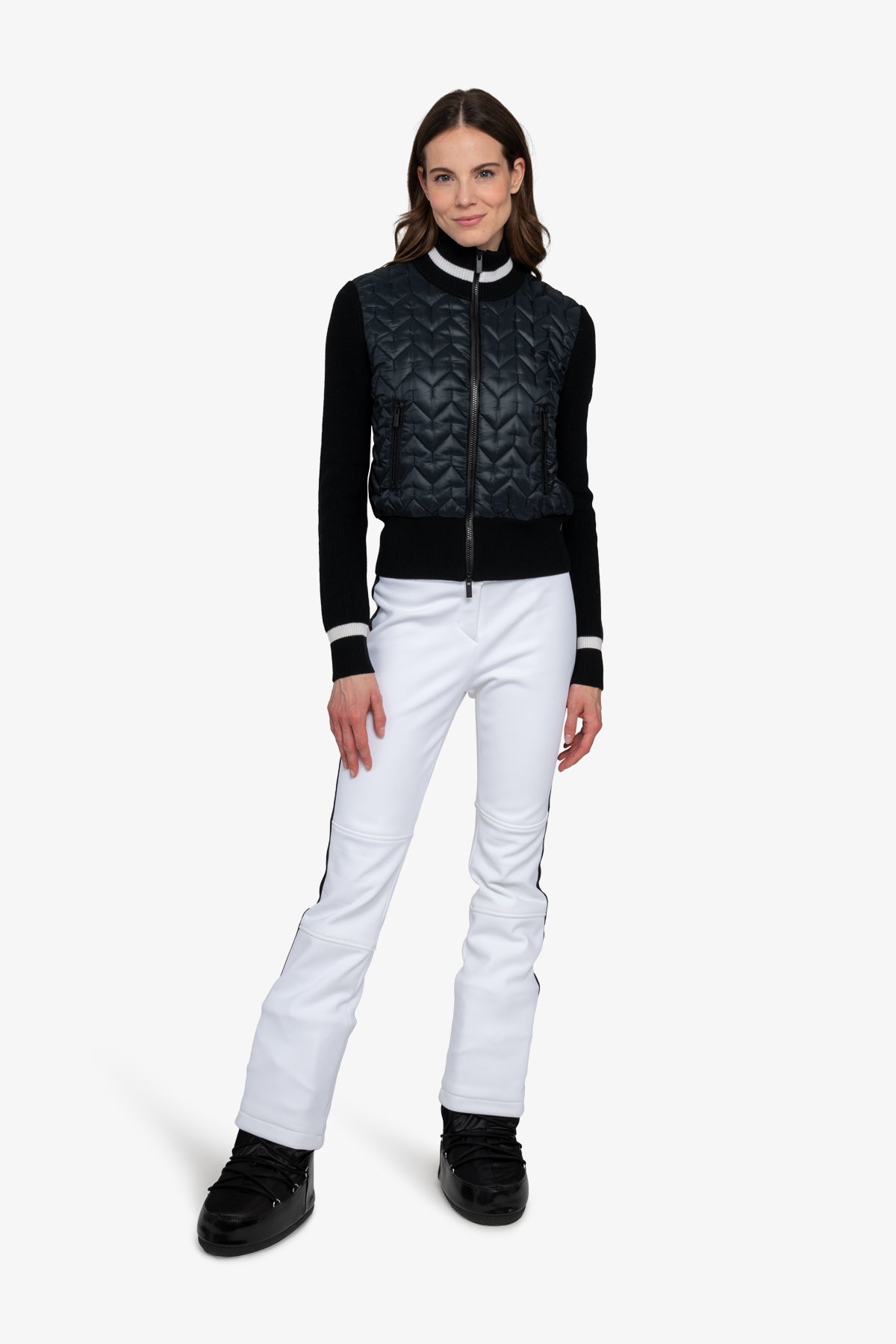 Cardigan with Stand-up Collar