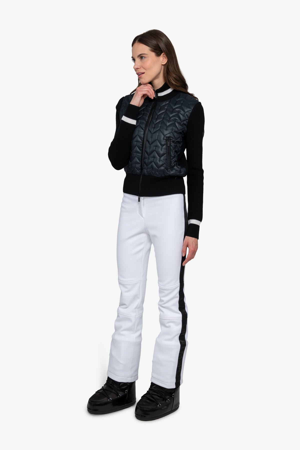 Cardigan with Stand-up Collar