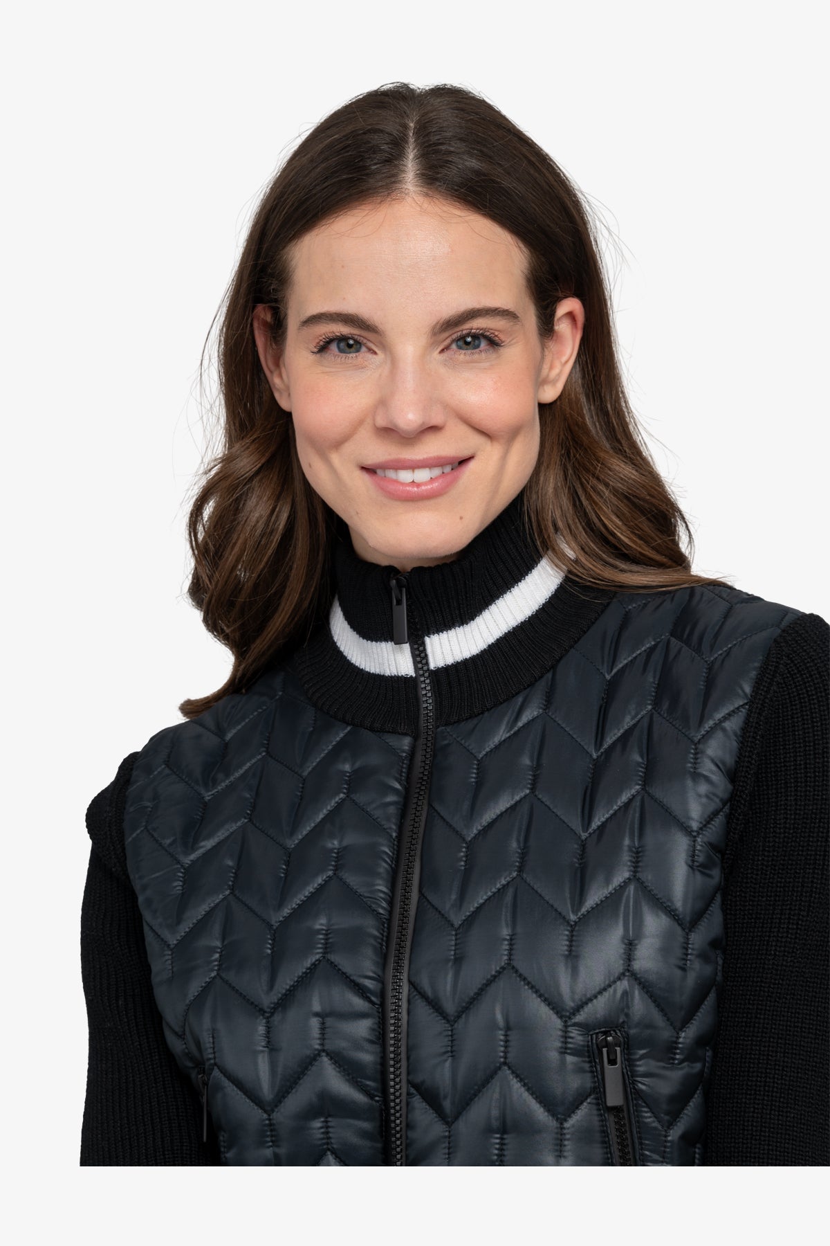 Cardigan with Stand-up Collar