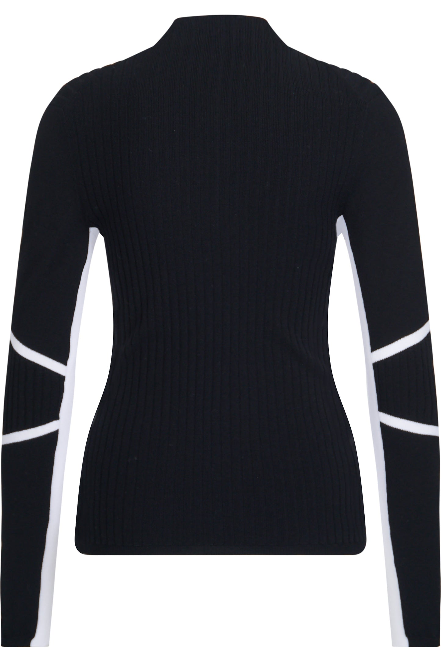 Pullover with Contrasting Stripes