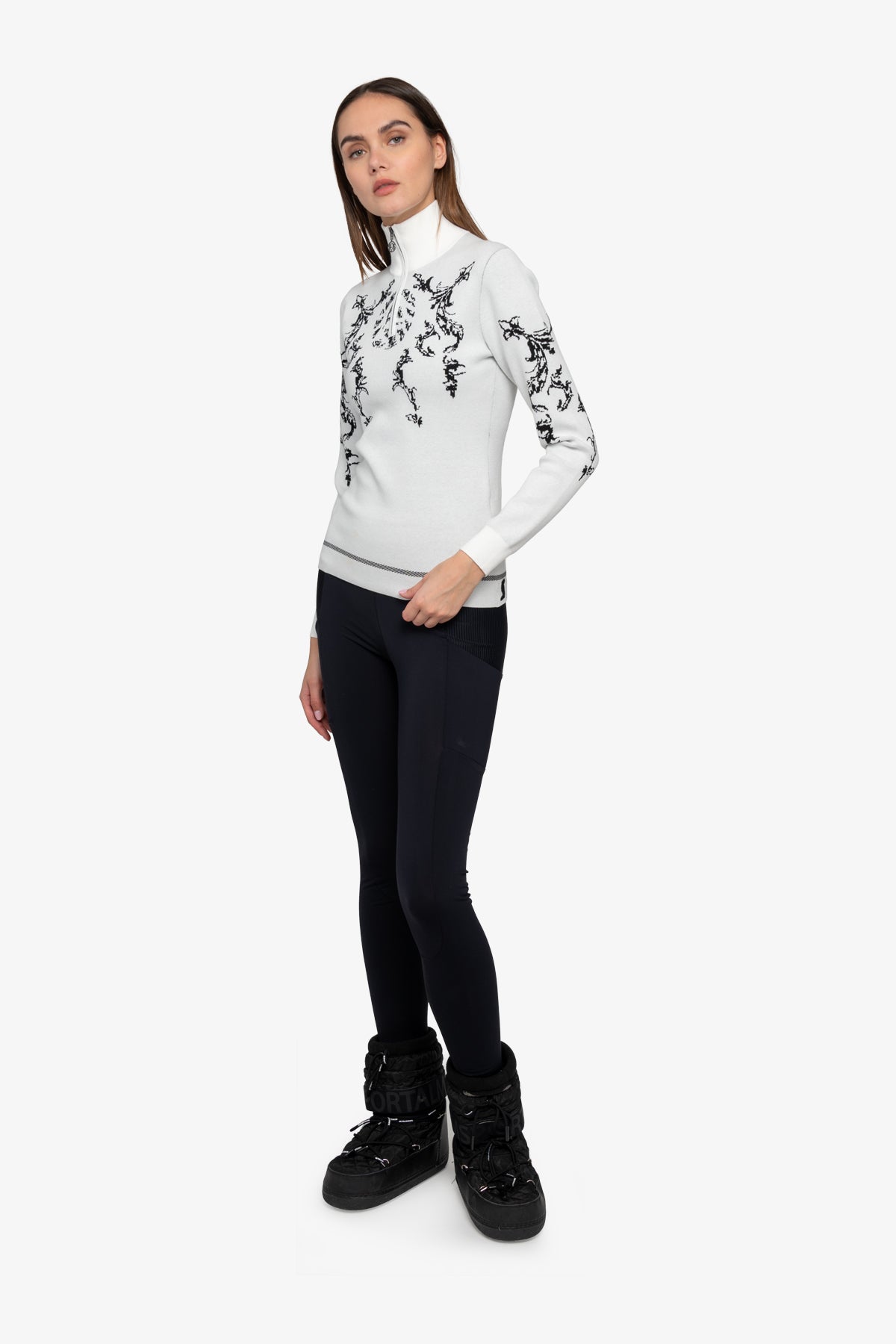 Stand-up Collar Sweater