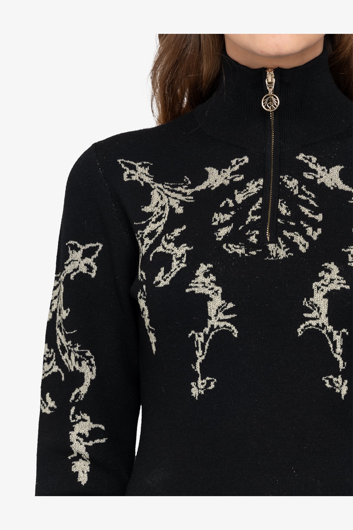 Stand-up Collar Sweater
