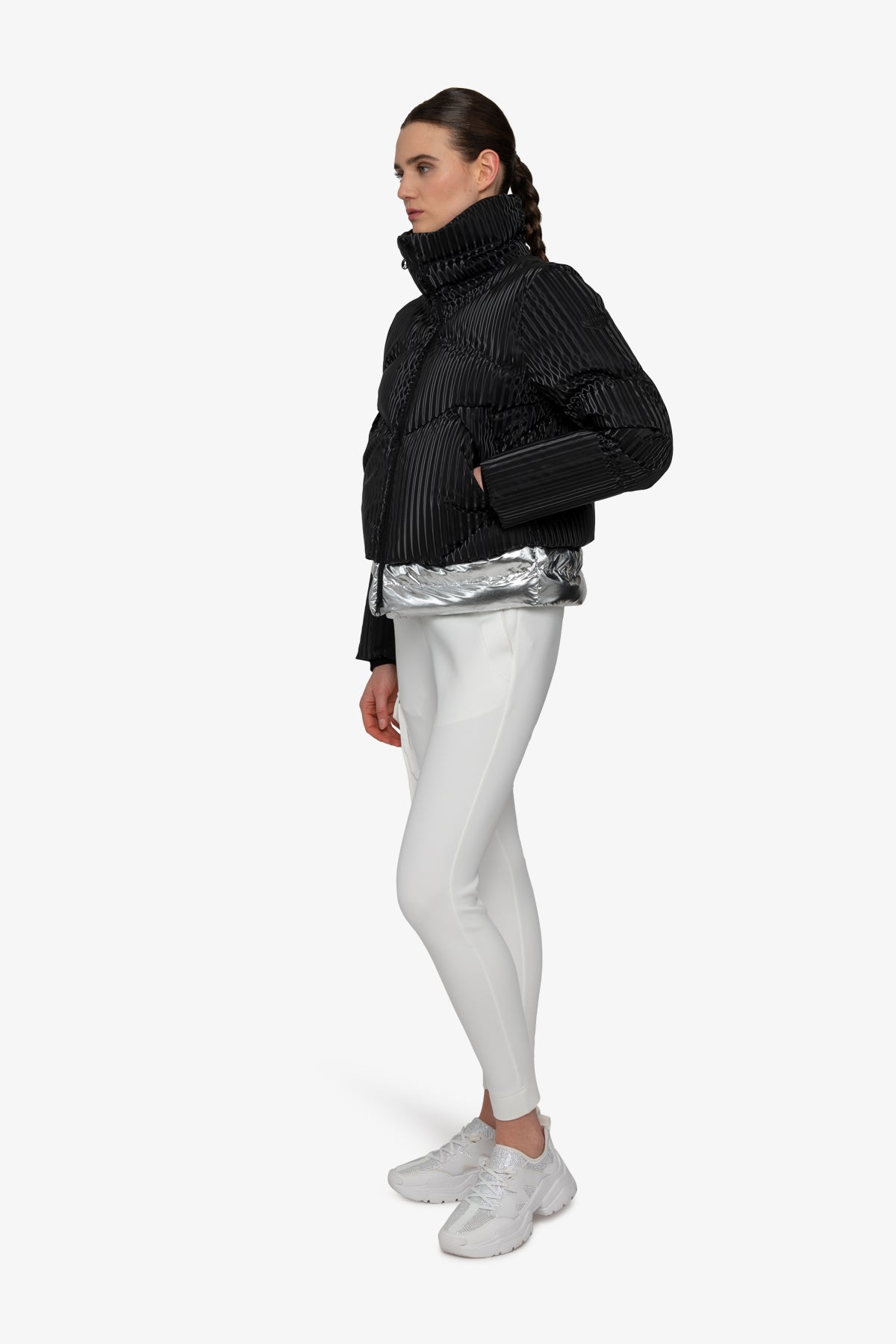 Down Jacket with Collar