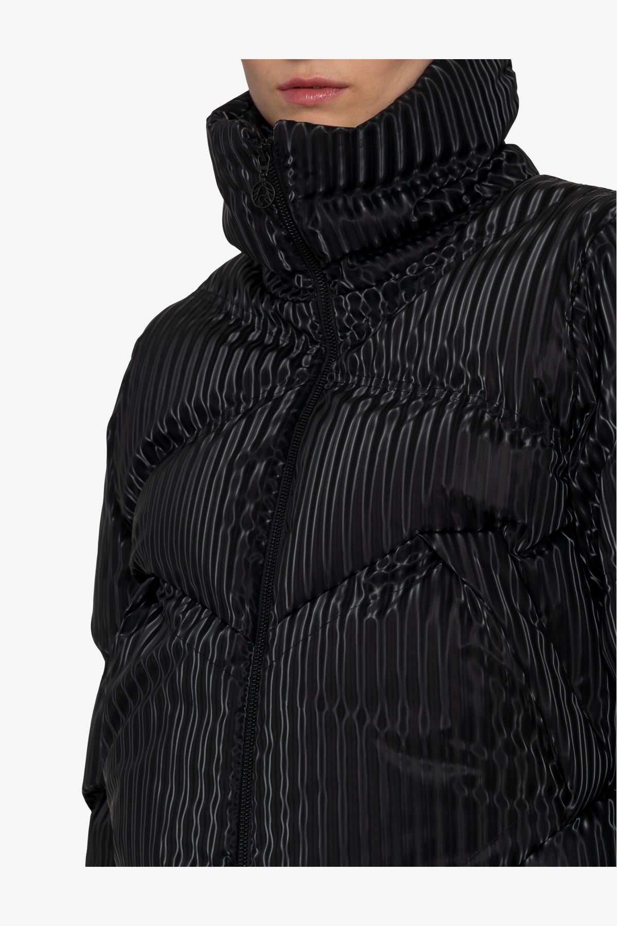 Down Jacket with Collar