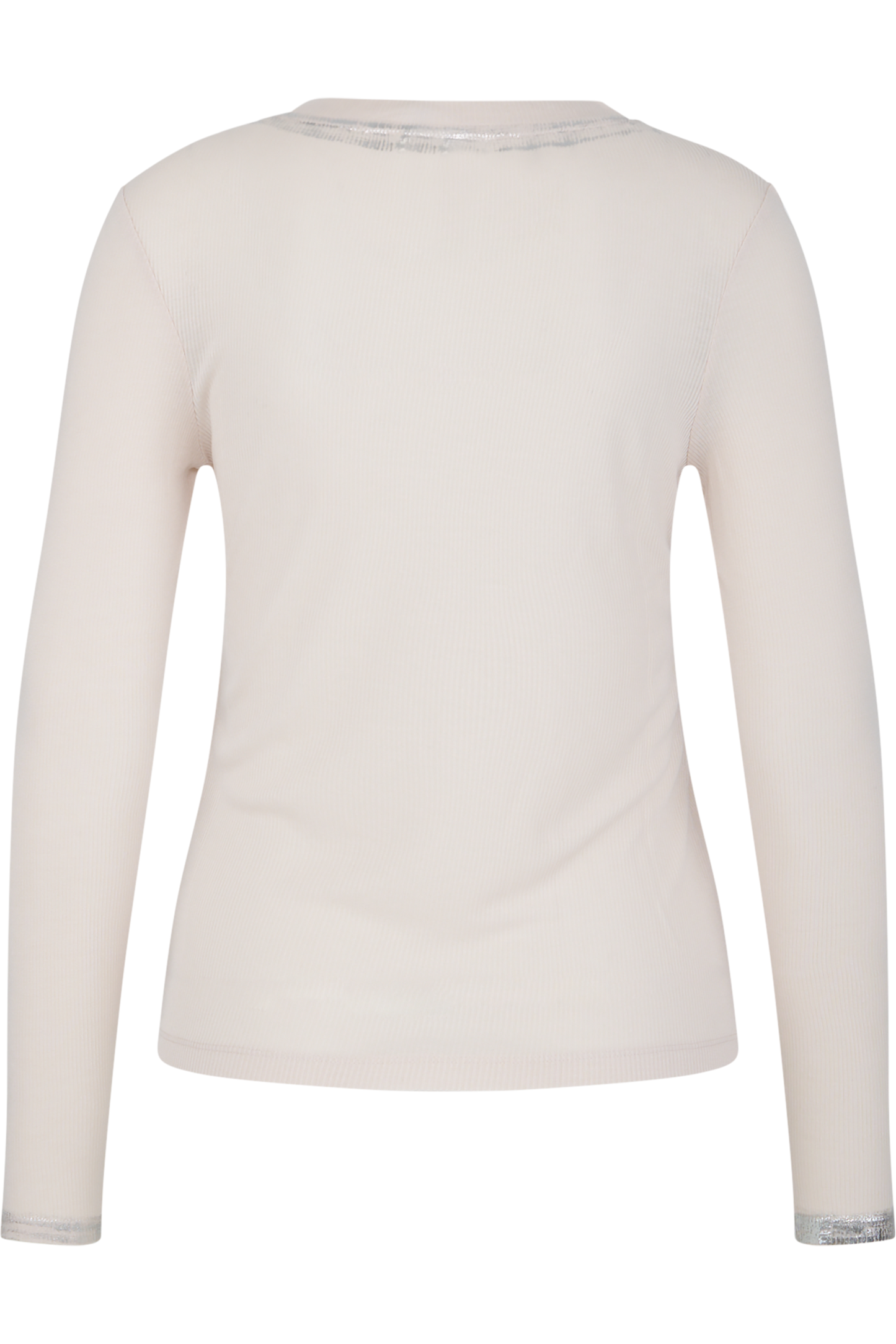Long-sleeved Shirt with Round Neckline