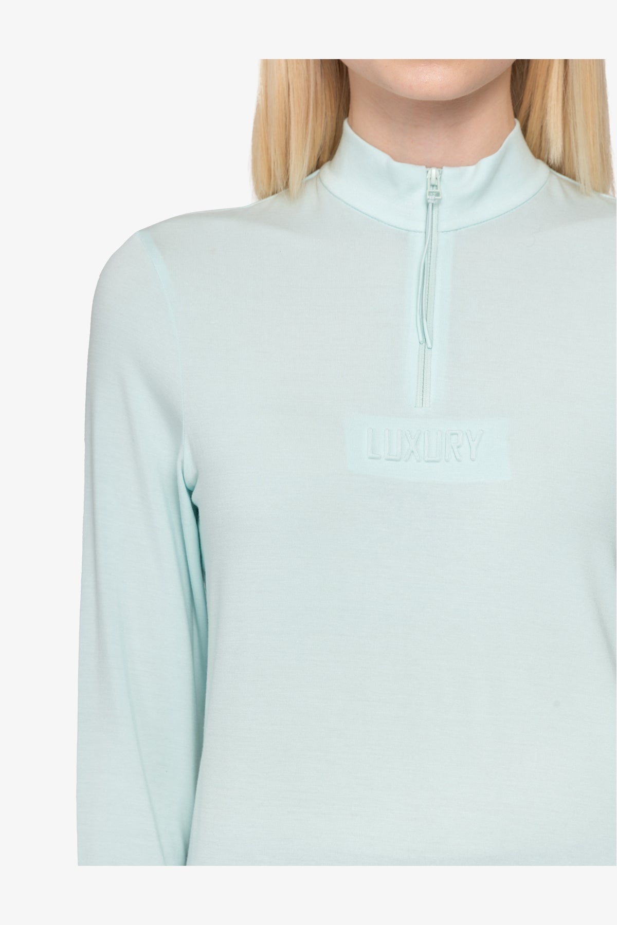 Long Sleeve Shirt with Stand-up Collar