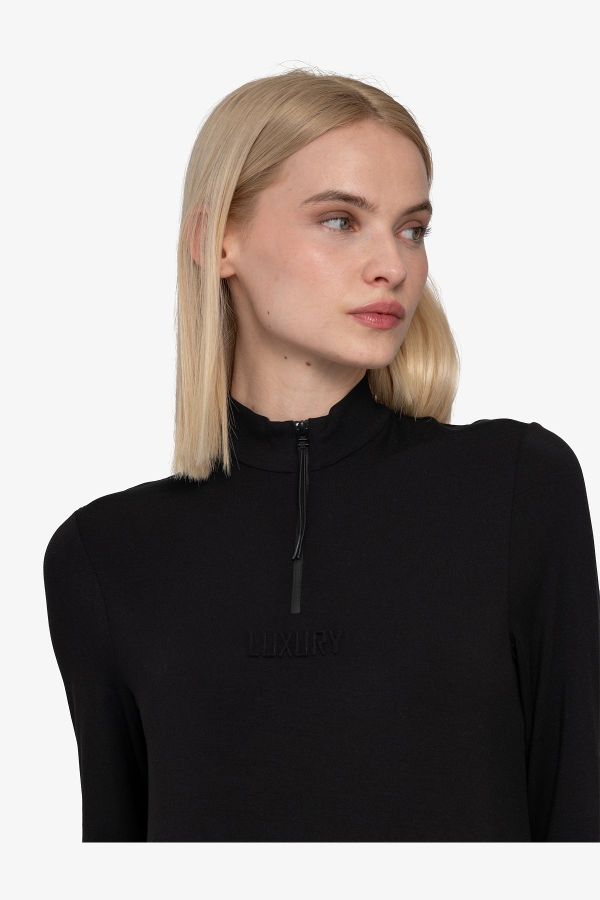 Long Sleeve Shirt with Stand-up Collar