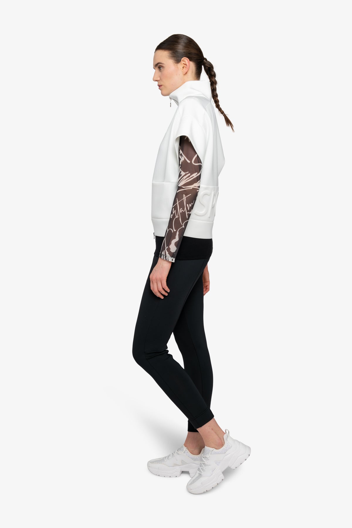Vest with Stand-up Collar