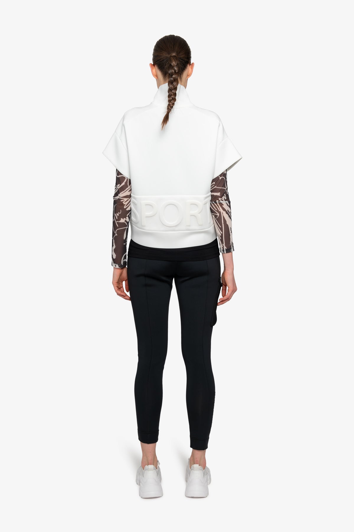 Vest with Stand-up Collar