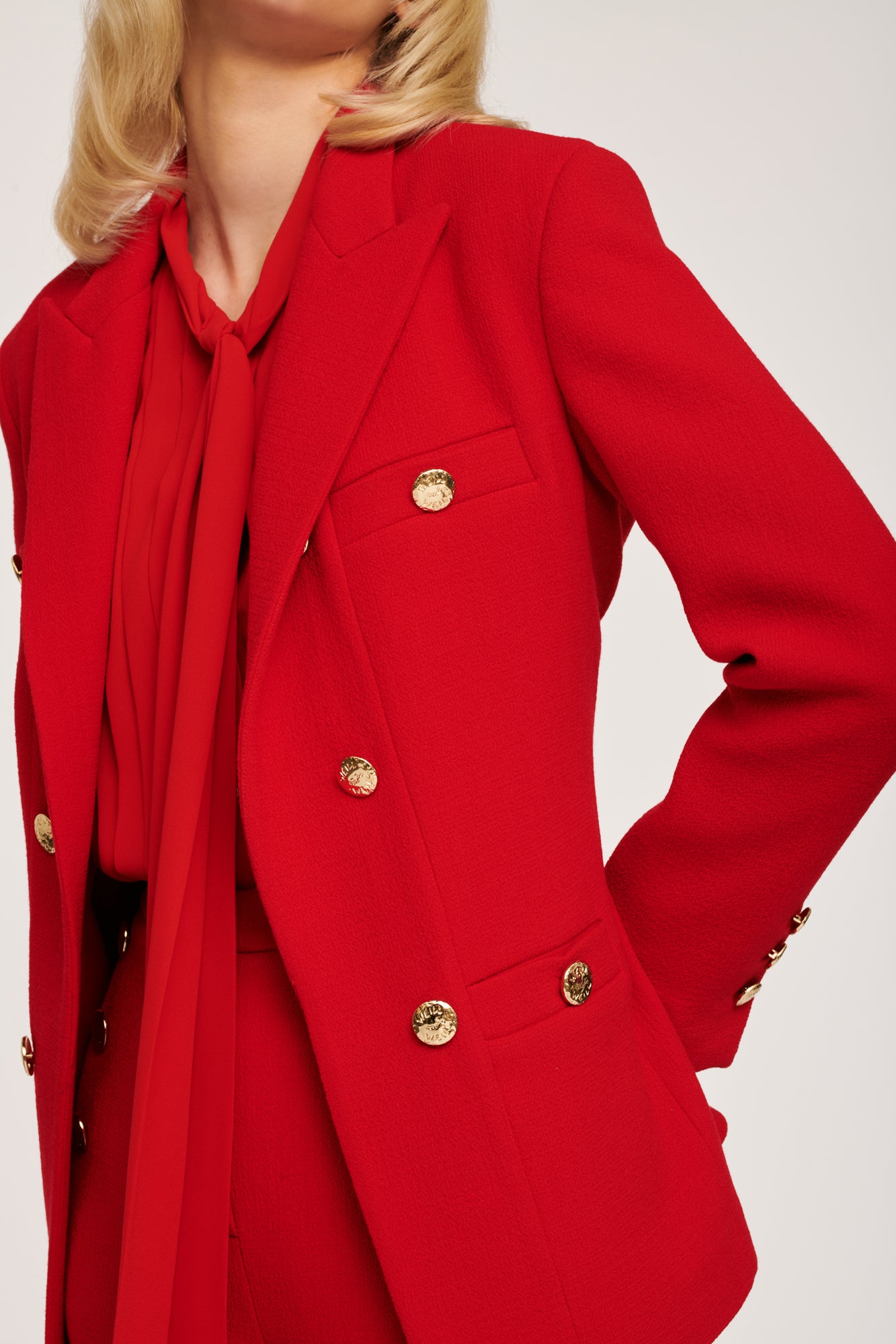 Double-Breasted Suit Jacket