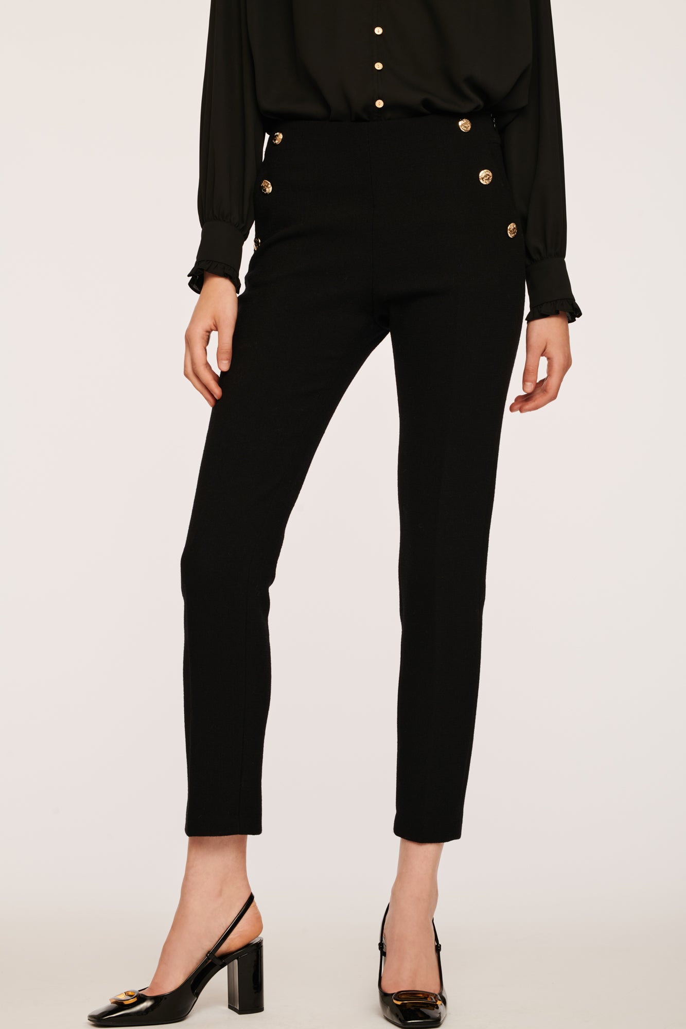 Wool Crepe Trousers