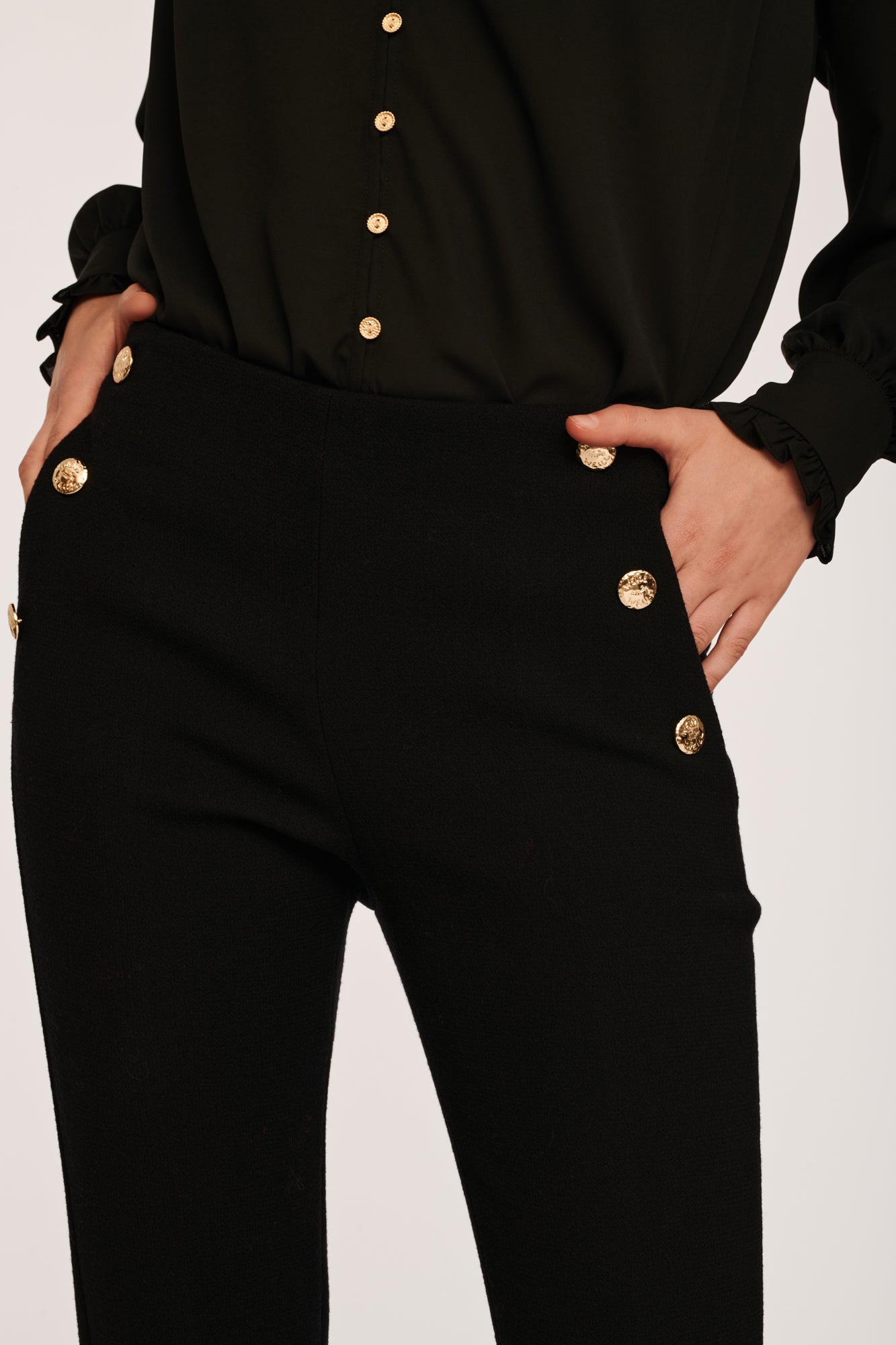 Wool Crepe Trousers