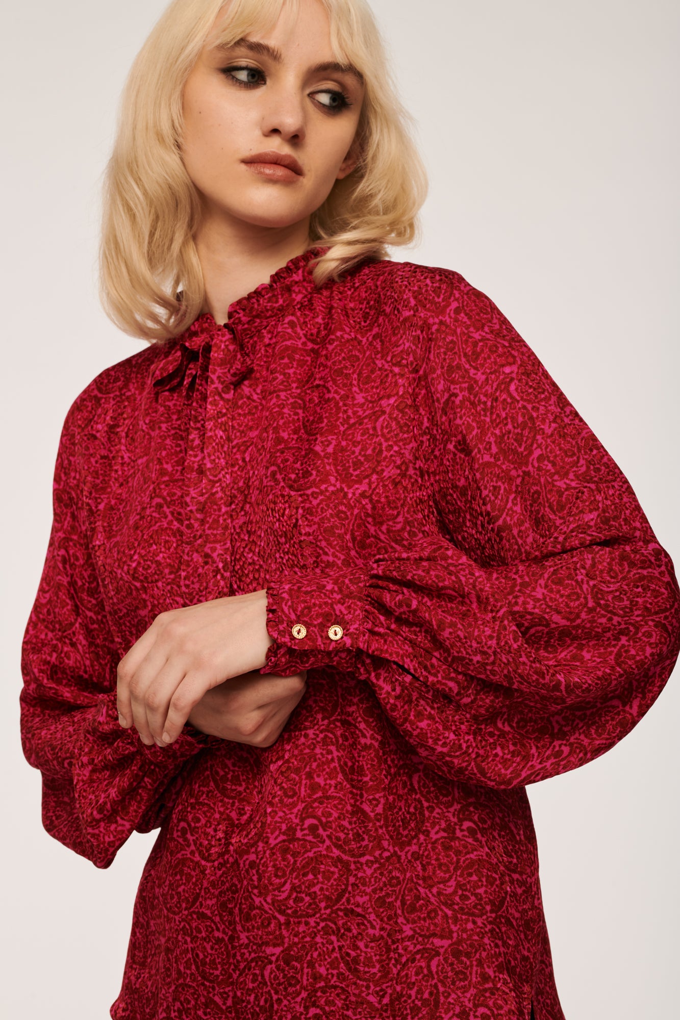 Shirt with Paisley Print