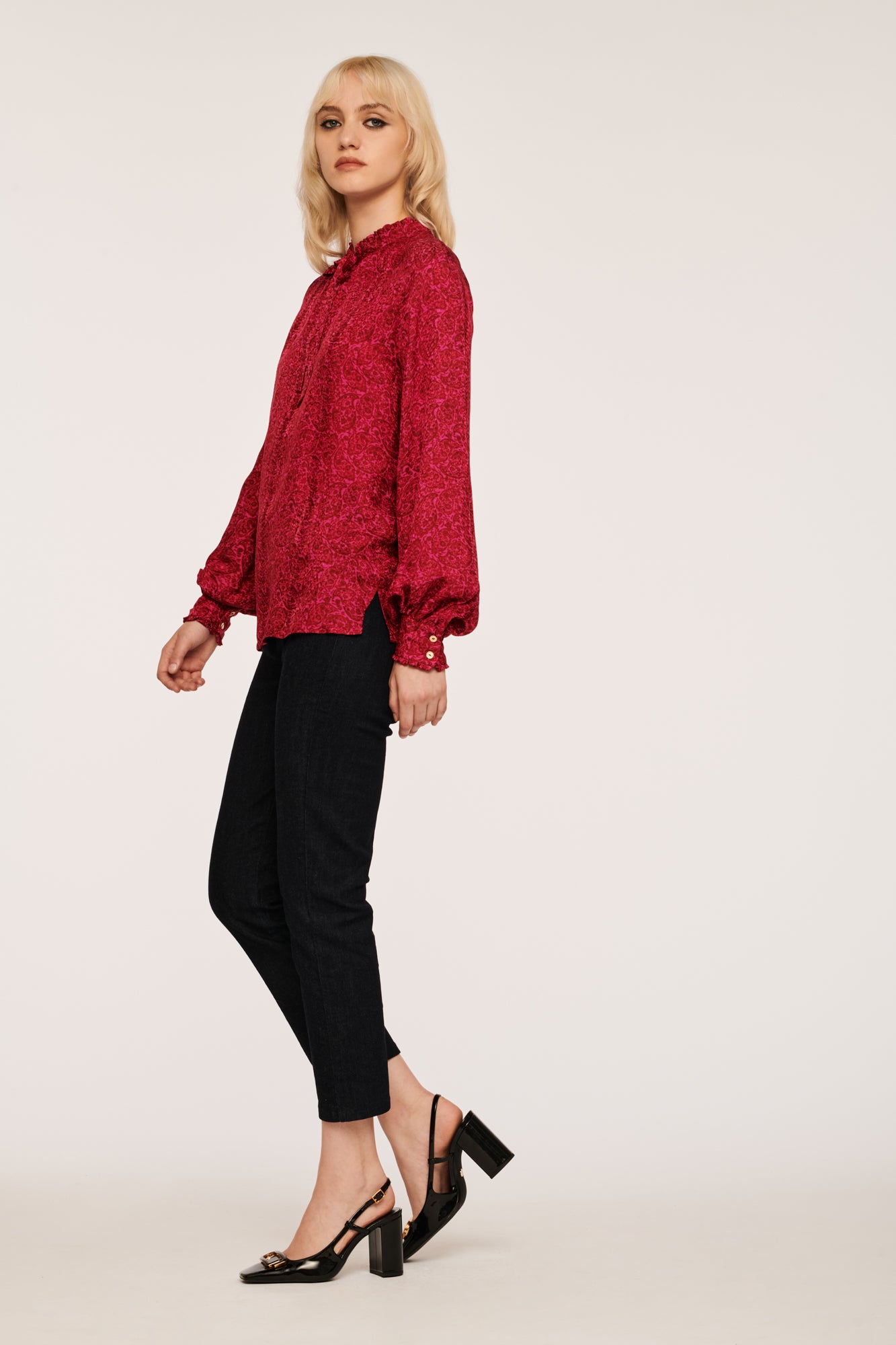 Shirt with Paisley Print