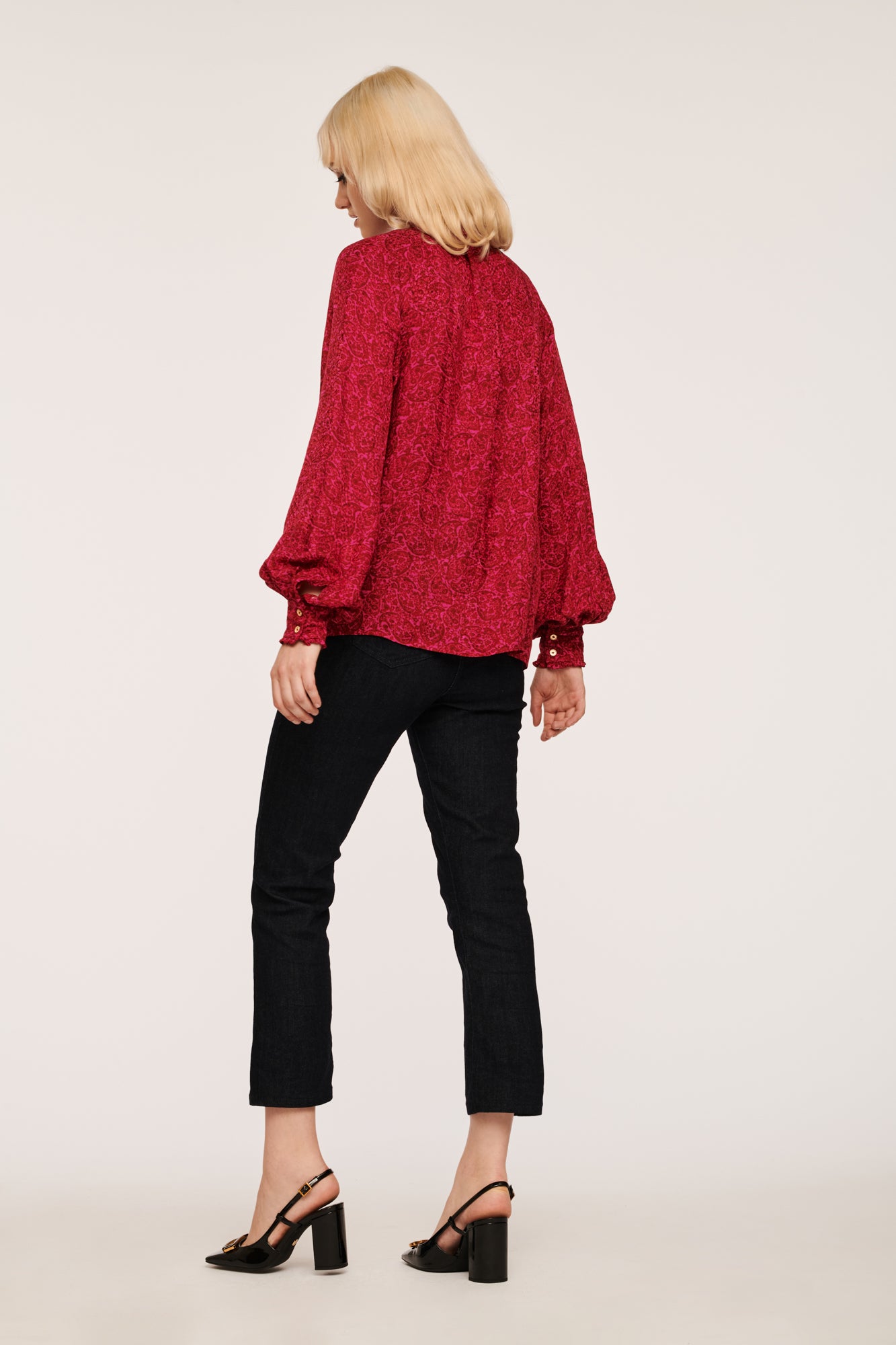 Shirt with Paisley Print