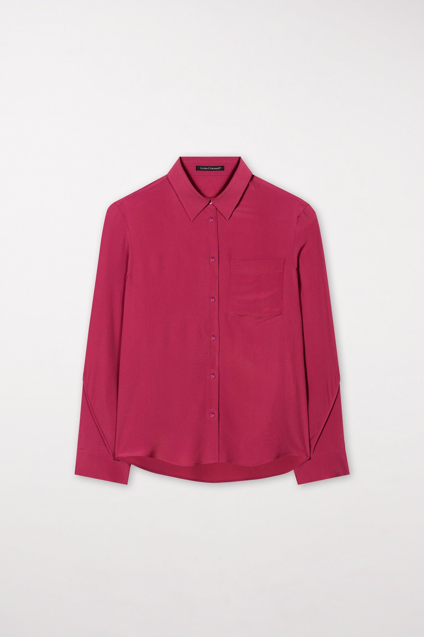 Silk Blend Shirt Blouse