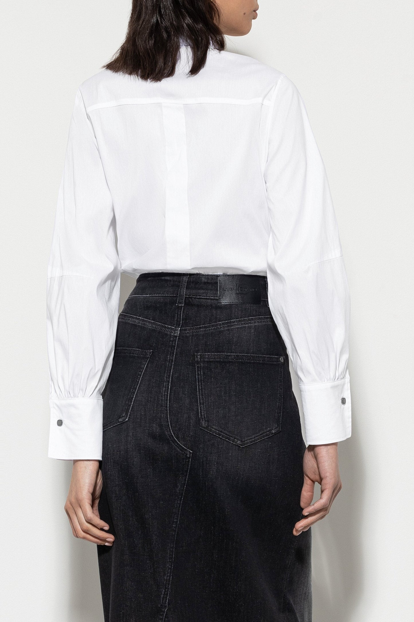 Cotton Blend Shirt Blouse